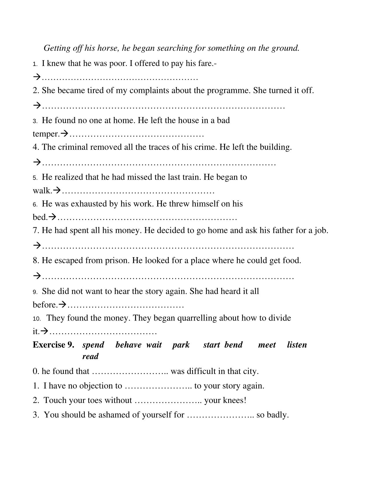 Tổng hợp bài tập tự luận tiếng Anh lớp 11 trang 7