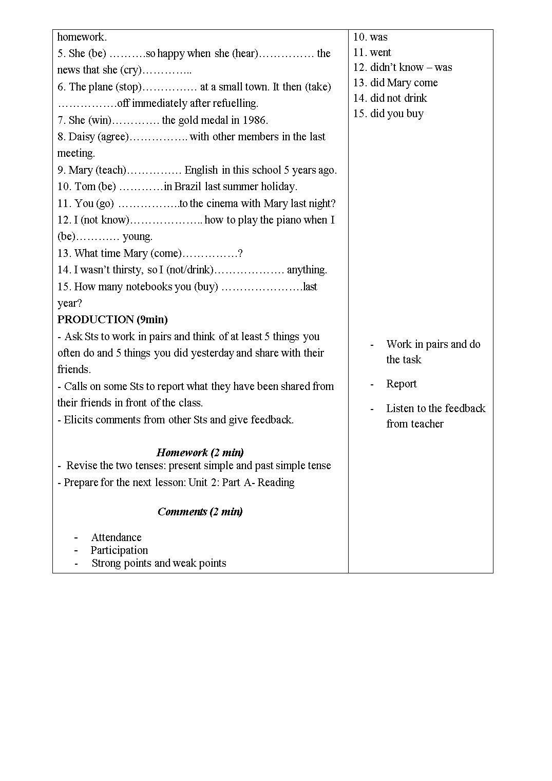 Giáo án tiếng Anh Lớp 10 - Học kì 1 trang 3