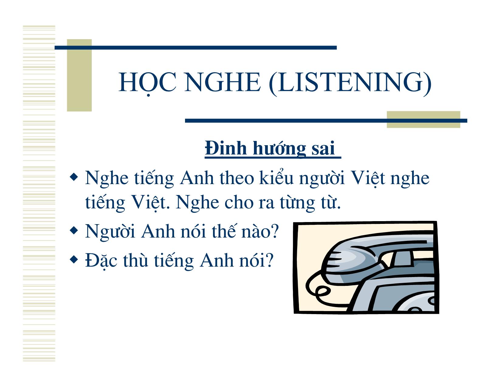 Bài giảng Phương pháp học tiếng Anh - Nguyễn Quốc Hùng trang 4