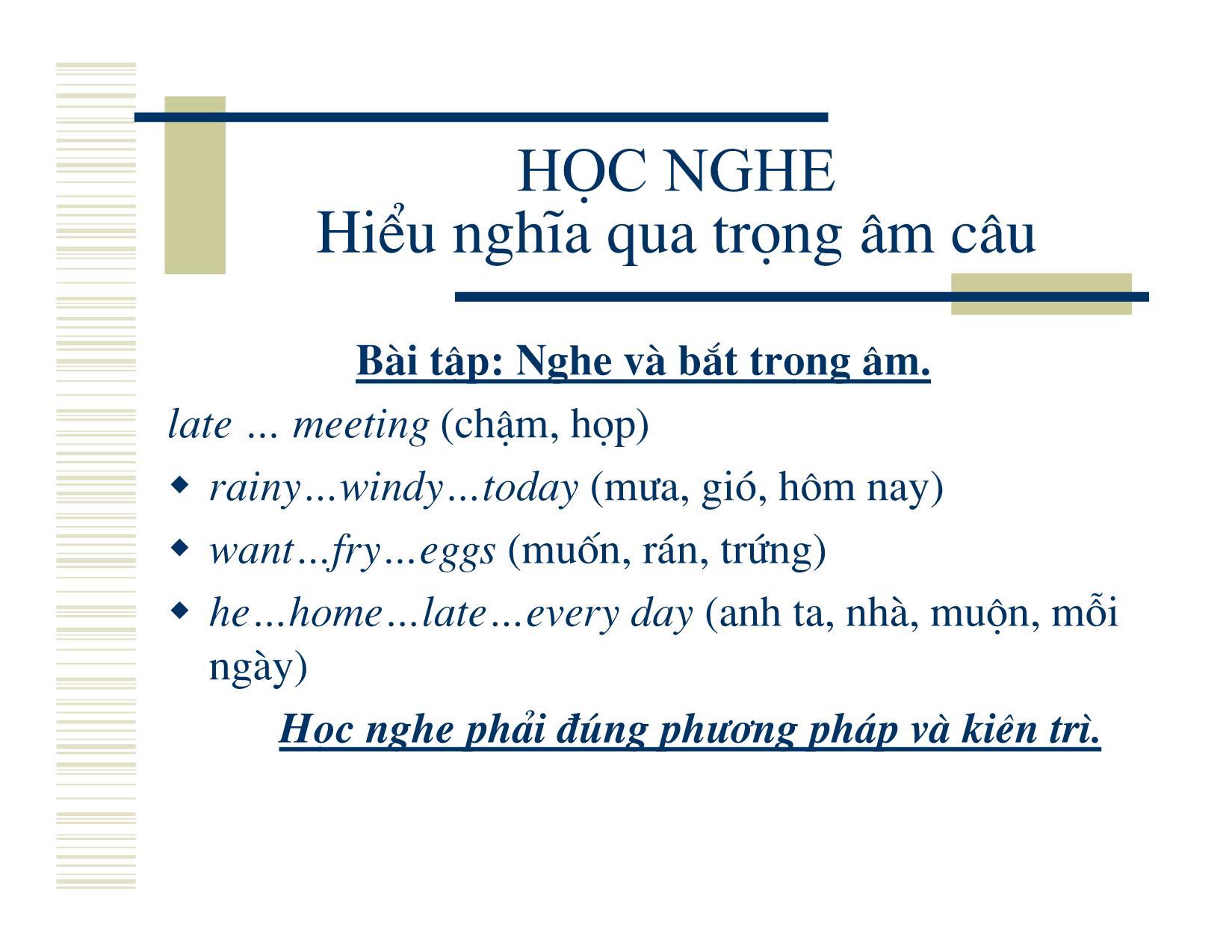 Bài giảng Phương pháp học tiếng Anh - Nguyễn Quốc Hùng trang 9