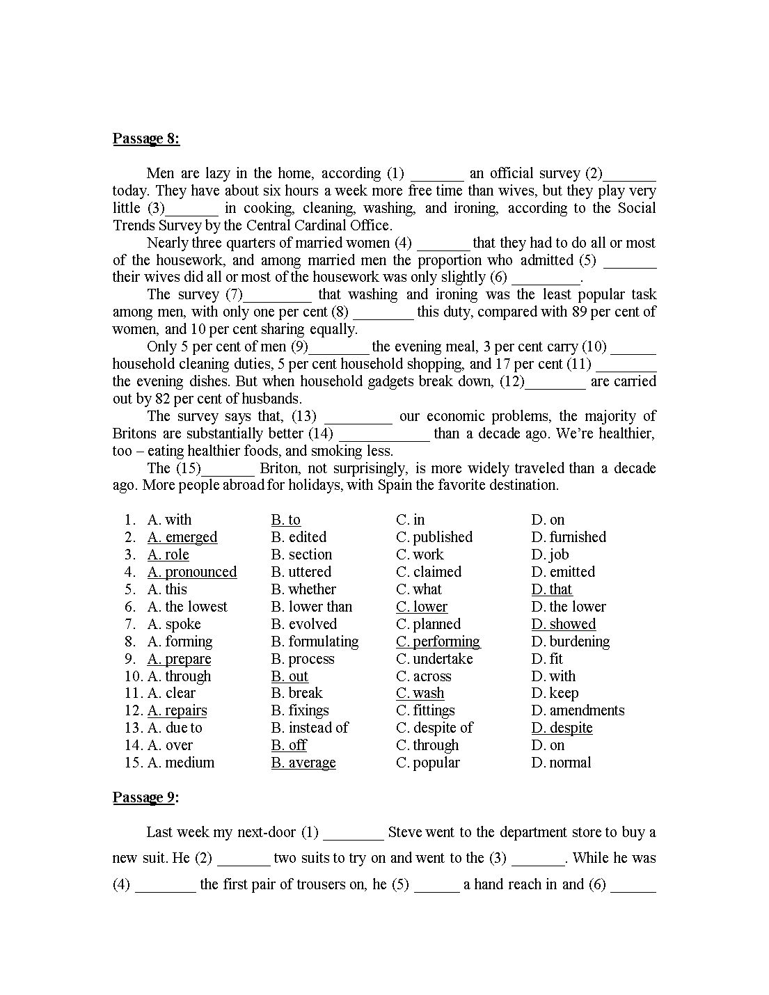 Tiếng Anh - Bài ôn tập trang 6