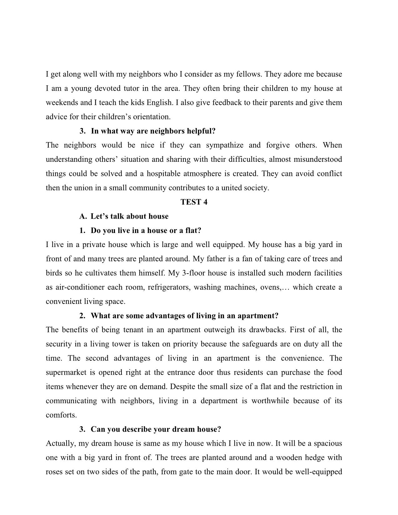 Tiếng Anh - Vstep speaking part 1 trang 5