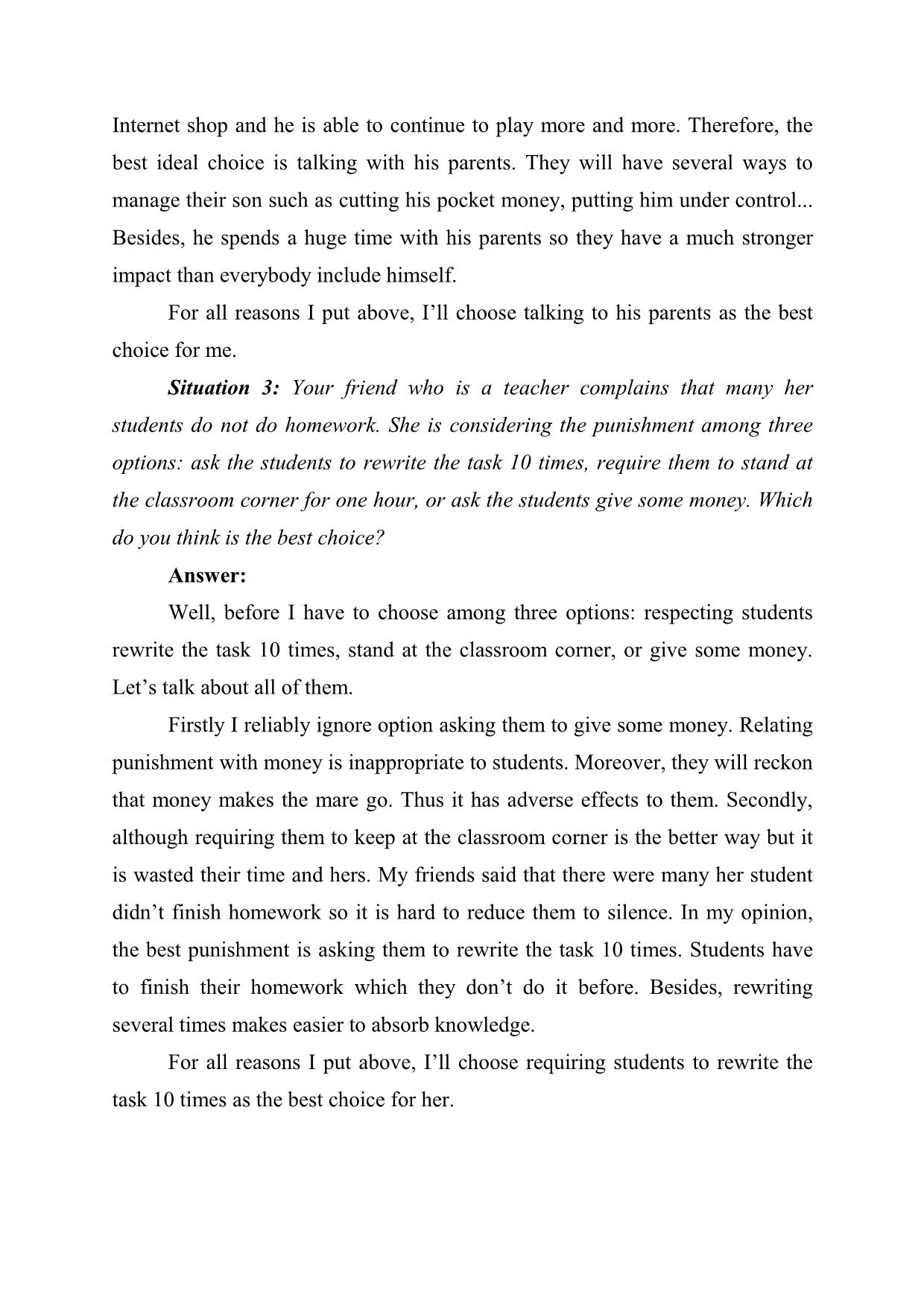 Vstep speaking part 2 sample answers trang 2