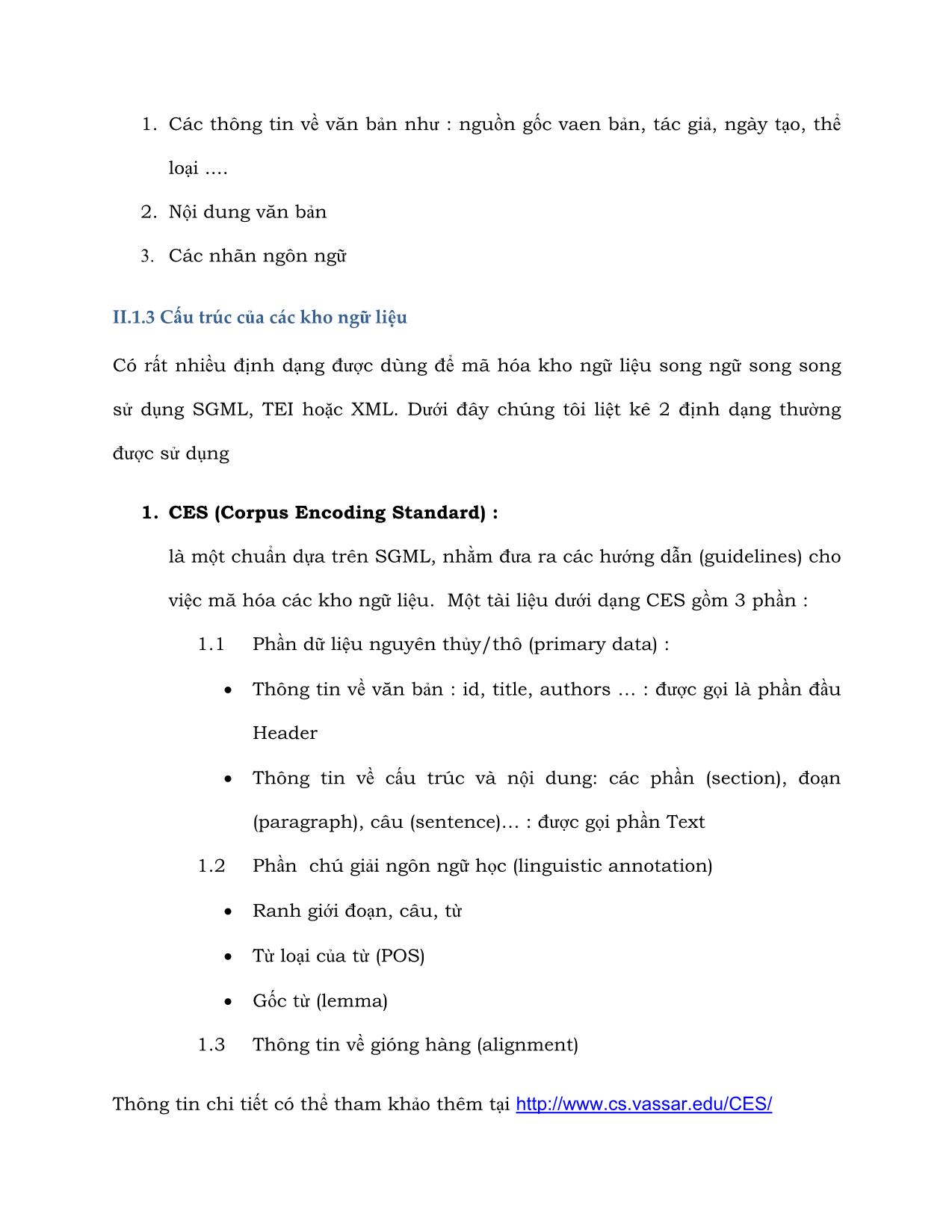 Báo cáo kỹ thuật Xây dựng kho ngữ liệu song ngữ Anh - Việt trang 10