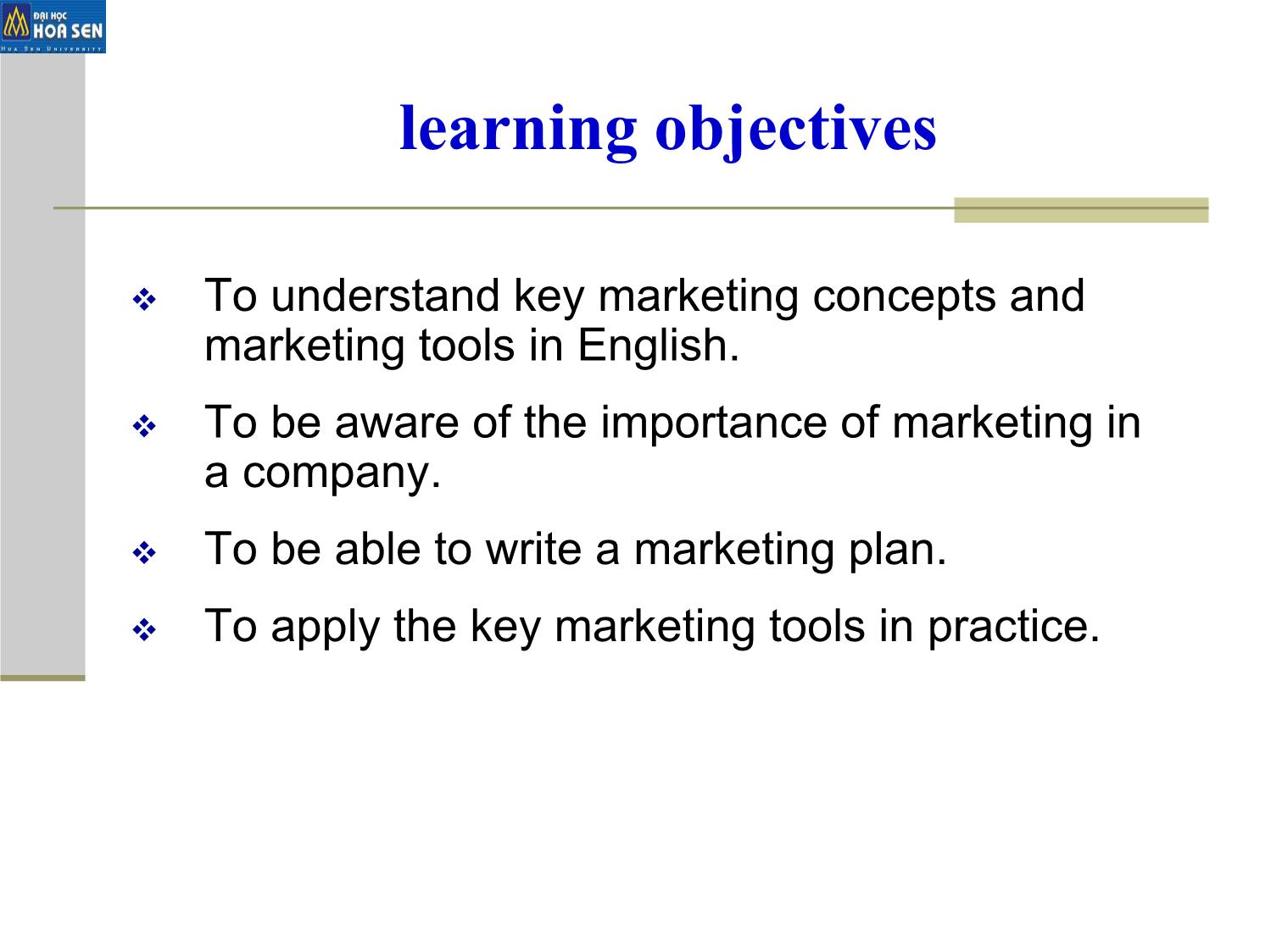 Bài giảng Marketing trang 3