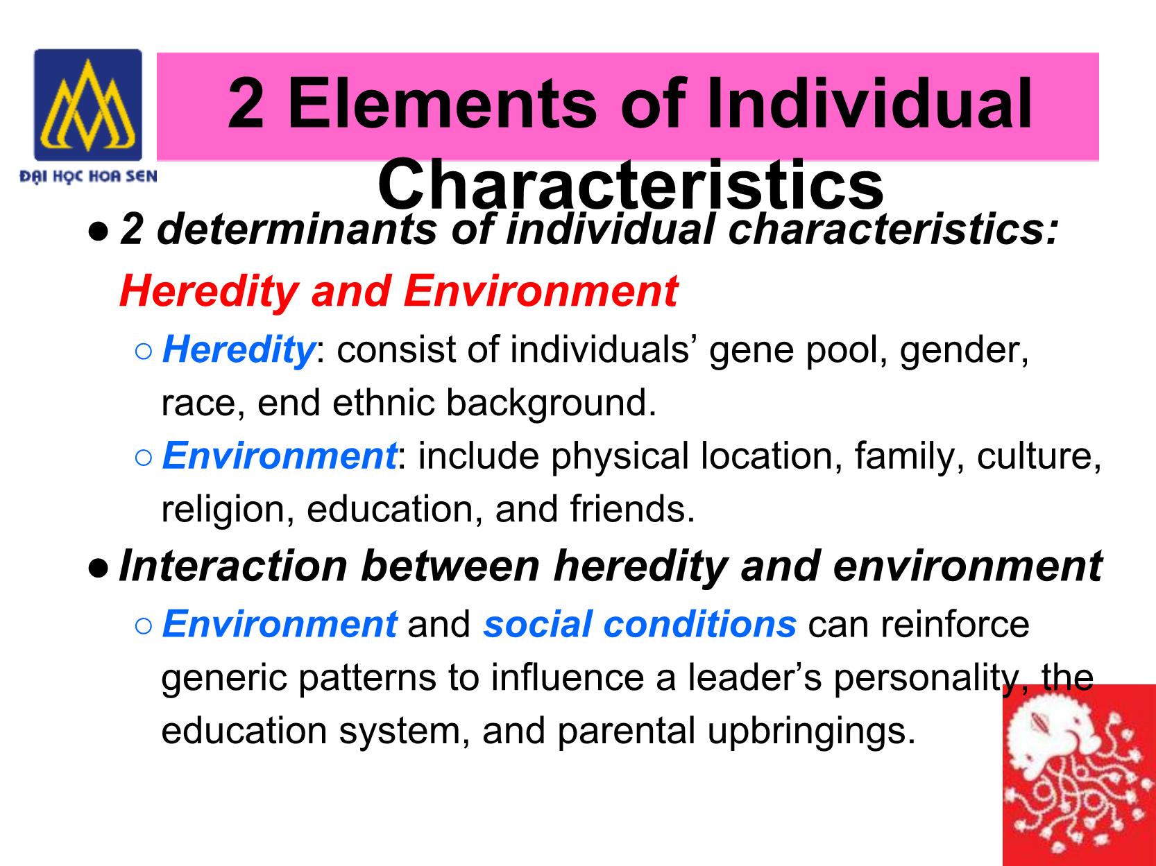 Bài giảng Nghệ thuật lãnh đạo - Chapter 3: Individual Differences and Traits trang 7