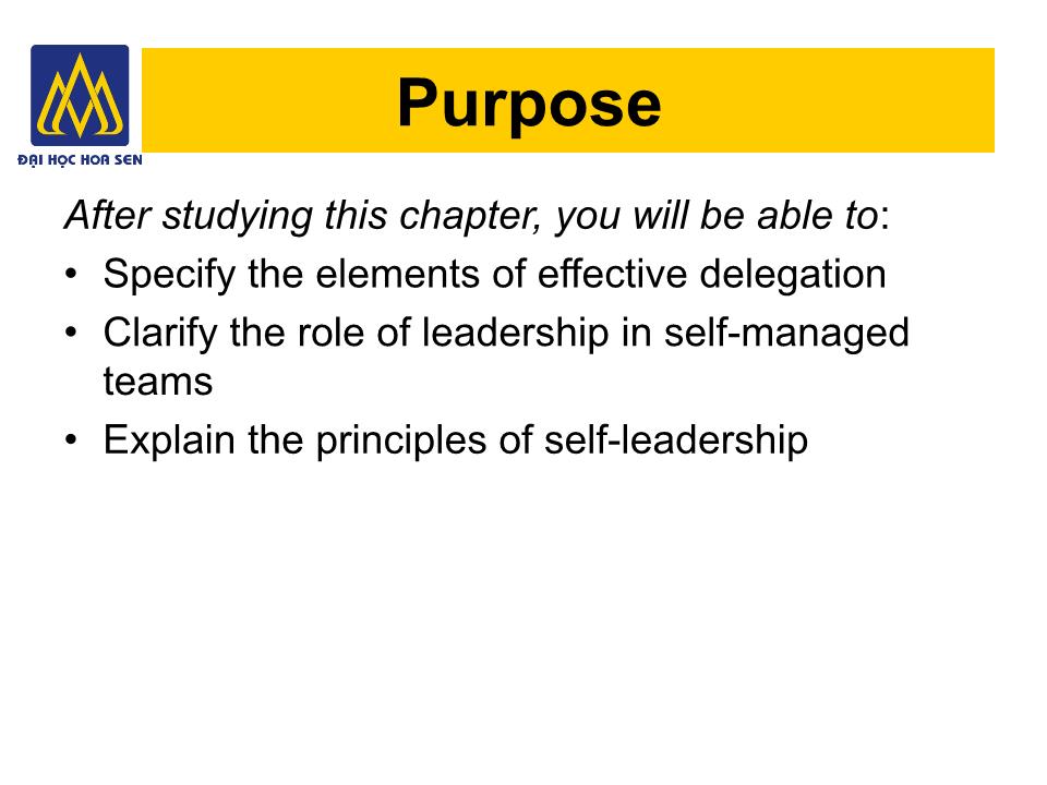 Bài giảng Nghệ thuật lãnh đạo - Chapter 4: Participative Management and Leading Teams trang 4