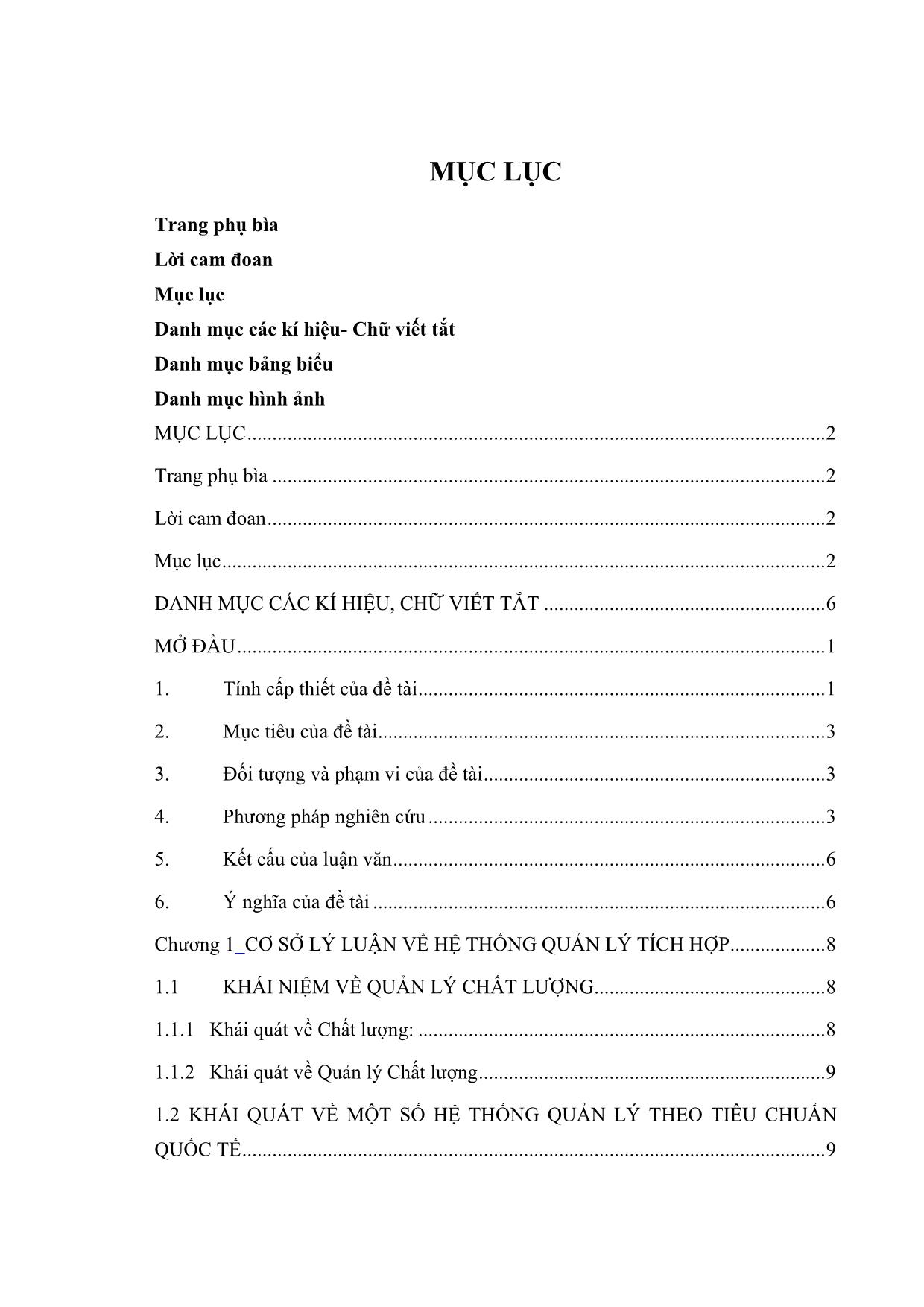 Luận văn Cải tiến hệ thống quản lý tích hợp tại nhà máy bia Sài Gòn – Củ chi định hướng đến năm 2020 trang 4