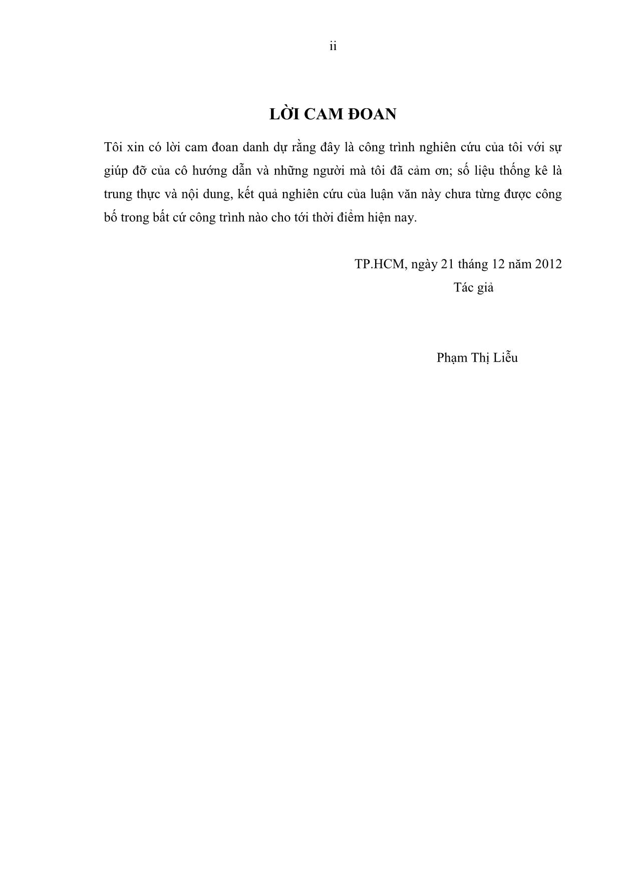 Chính sách tiền tệ và tỷ suất sinh lợi của thị trường chứng khoán Việt Nam trang 4