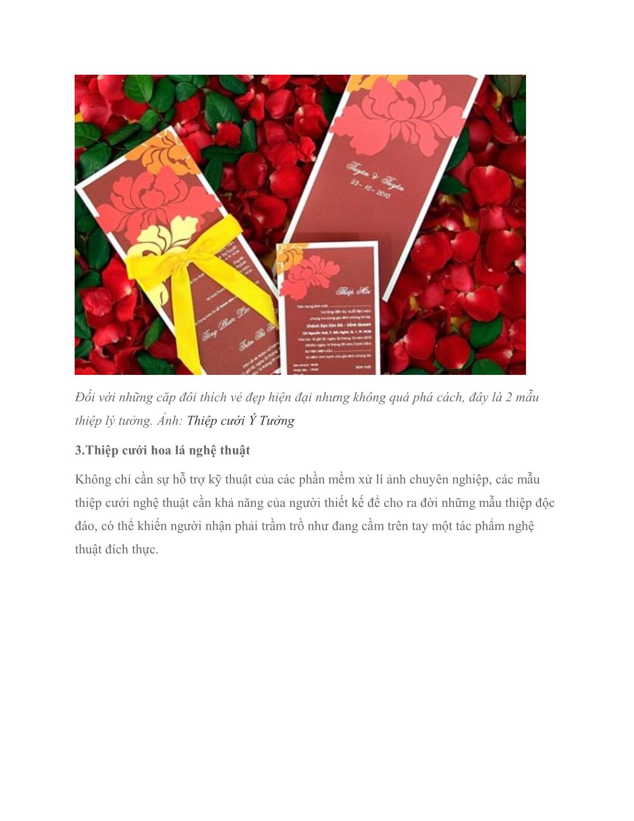 3 phong cách thiệp cưới họa tiết hoa lá được yêu thích trang 10
