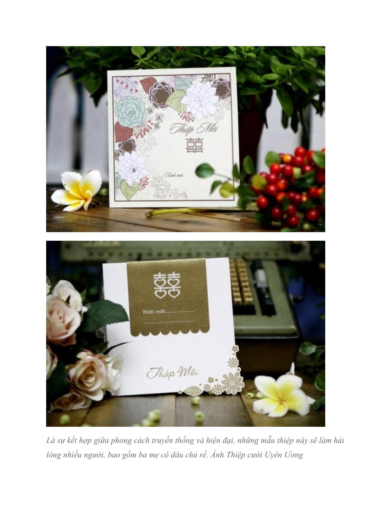 3 phong cách thiệp cưới họa tiết hoa lá được yêu thích trang 6