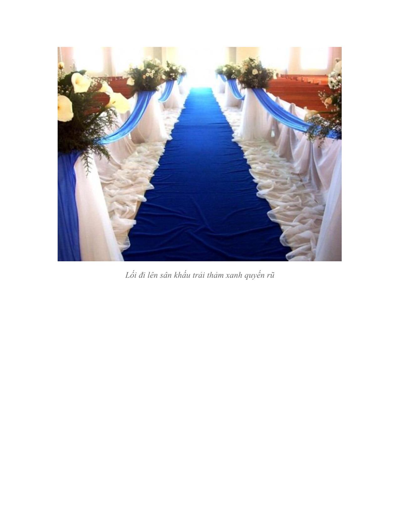 7 cách đem màu xanh dương vào tiệc cưới trang 5