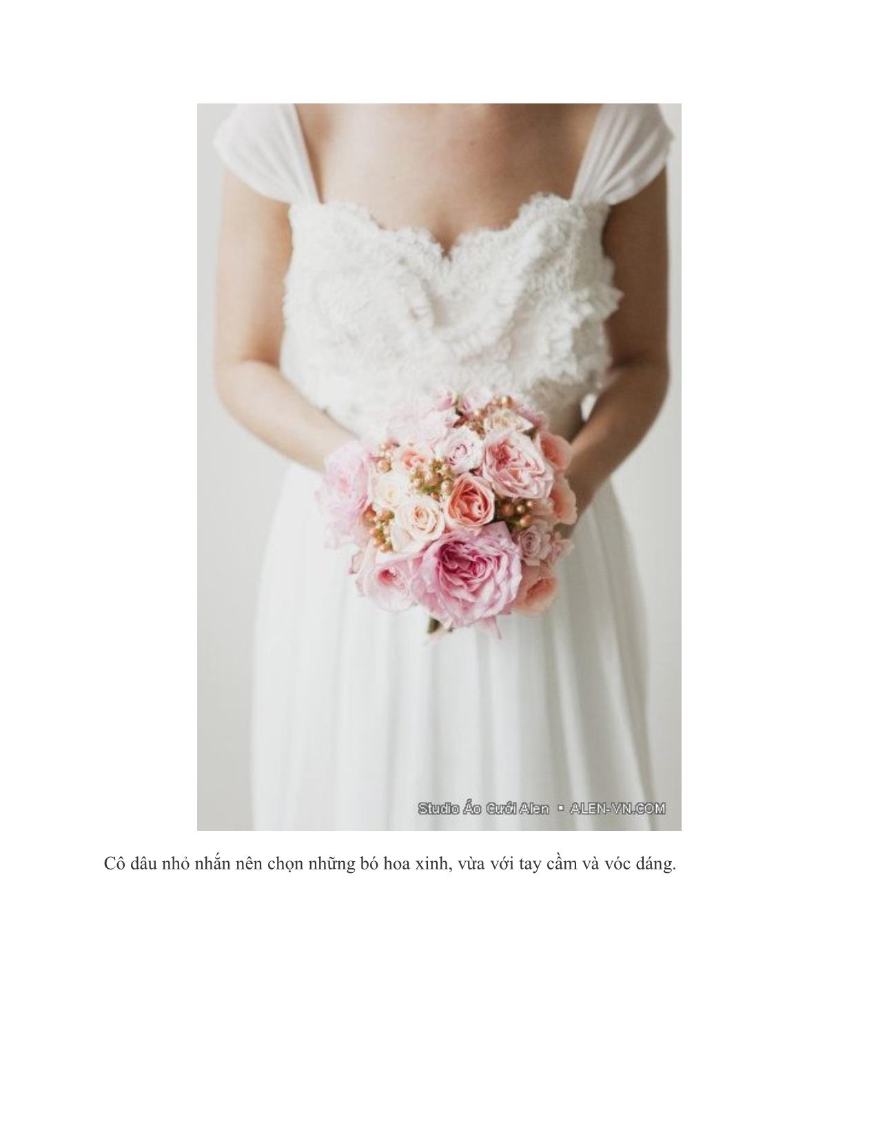 Chọn hoa cưới phù hợp vóc dáng cô dâu trang 10