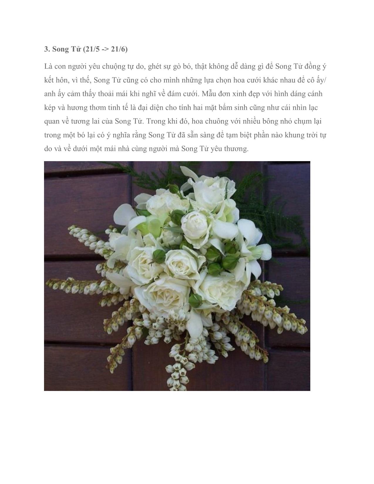 Chọn hoa cưới theo cung hoàng đạo trang 5