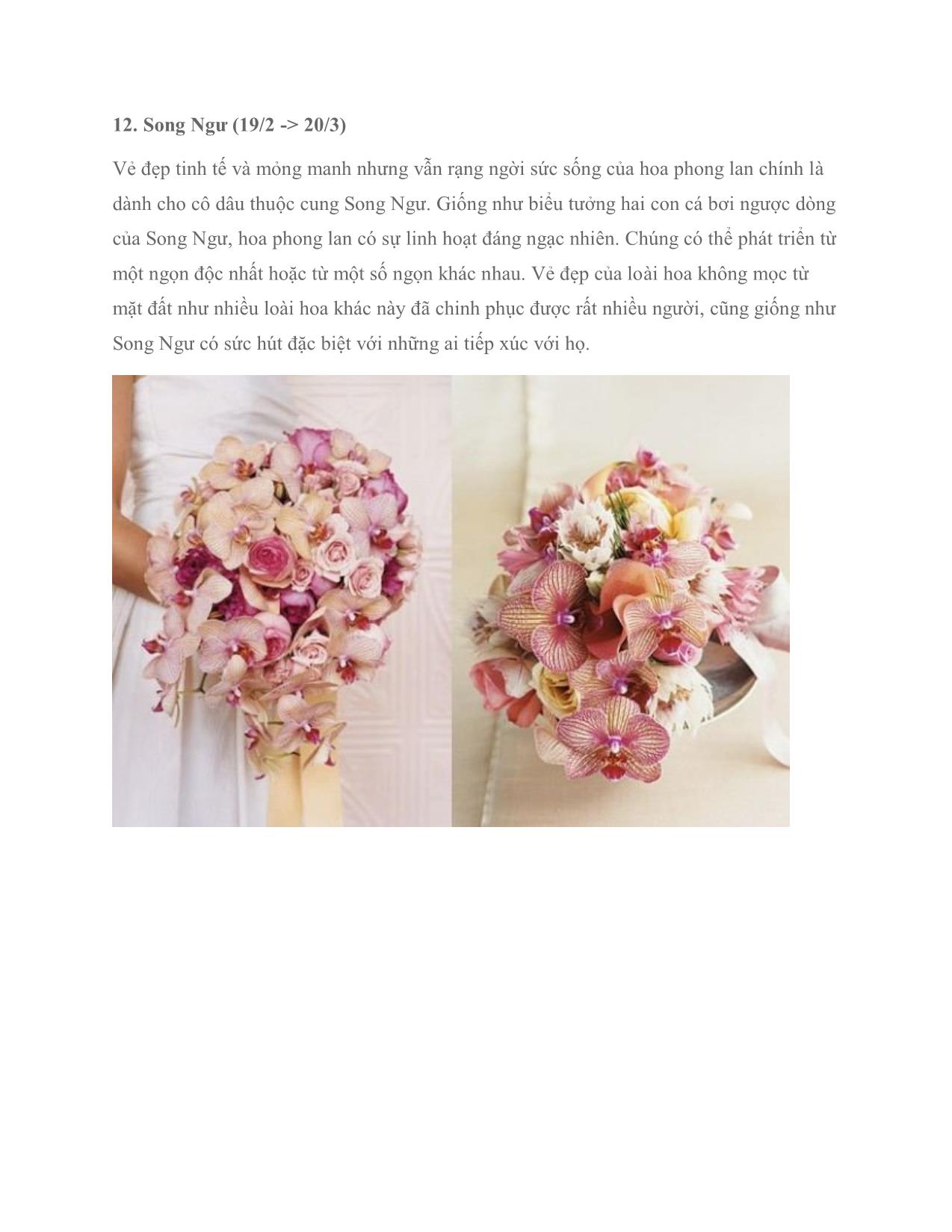 Chọn hoa cưới theo cung hoàng đạo (tiếp) trang 6