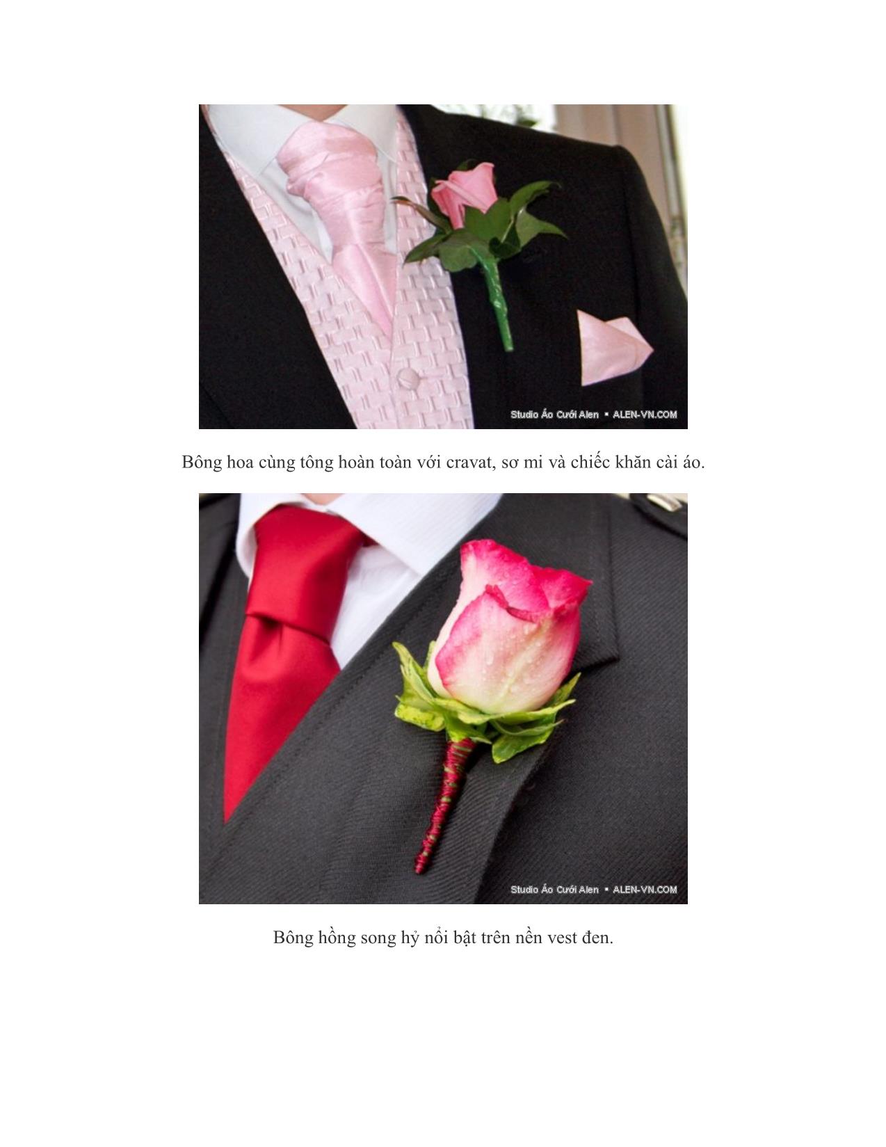 Bạn đã biết cách dùng hoa cài áo Vest nam chưa? | vestdep.net