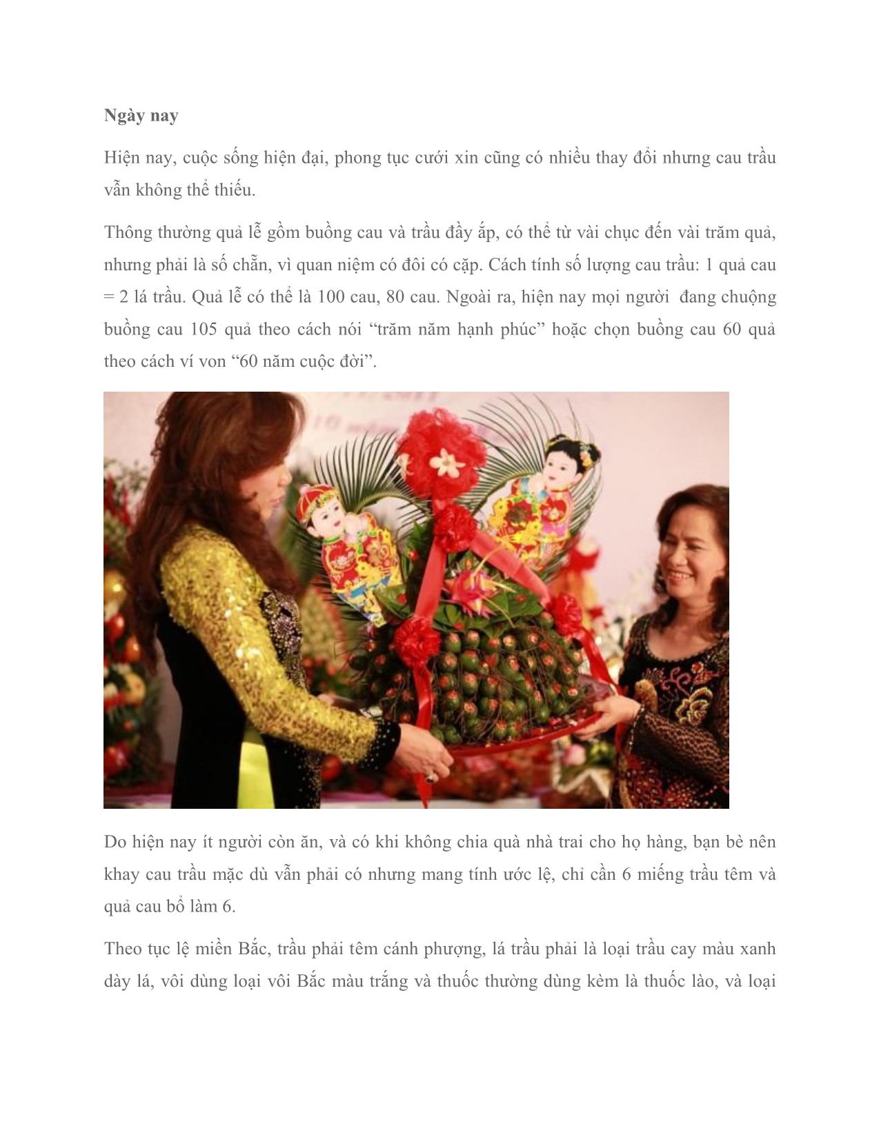 Trầu cau – lễ vật không thể thiếu trong cưới hỏi người Việt trang 4