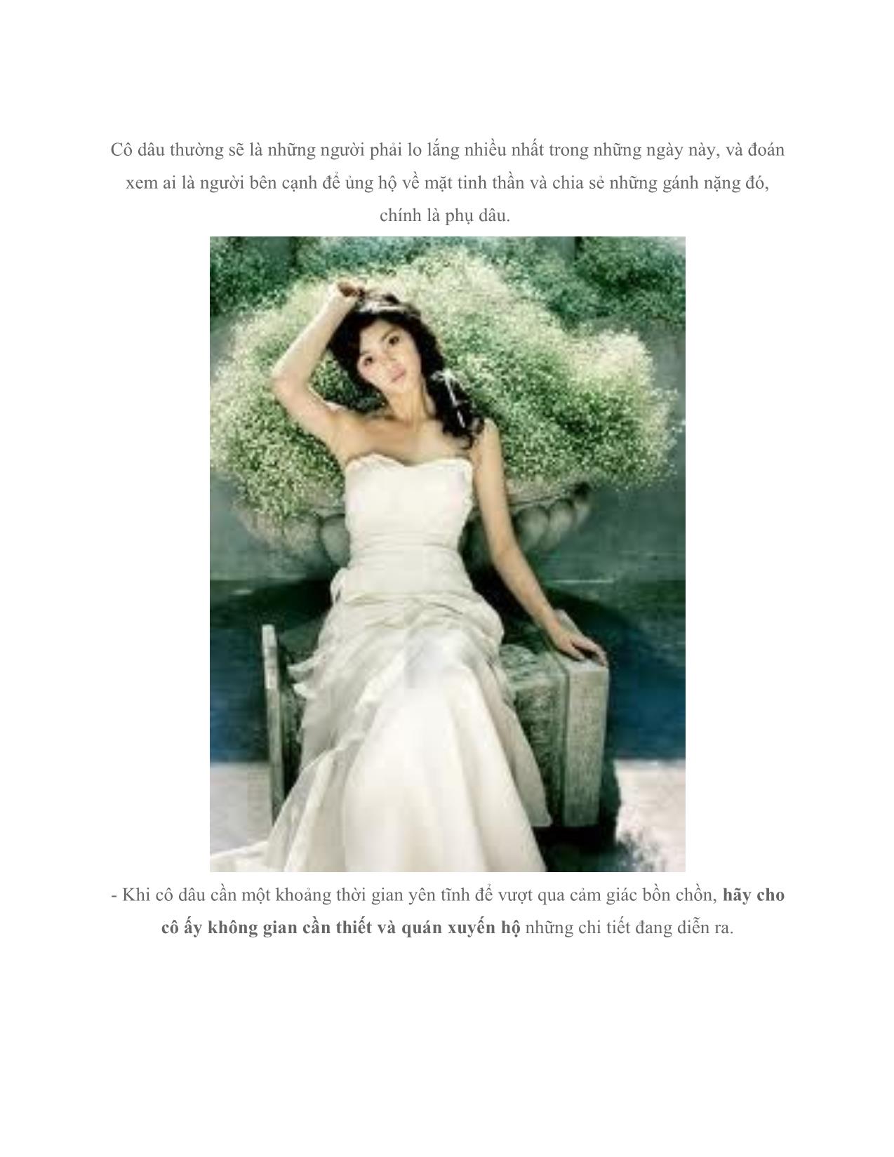 Vai trò của phụ dâu, phụ rể trong ngày cưới trang 3