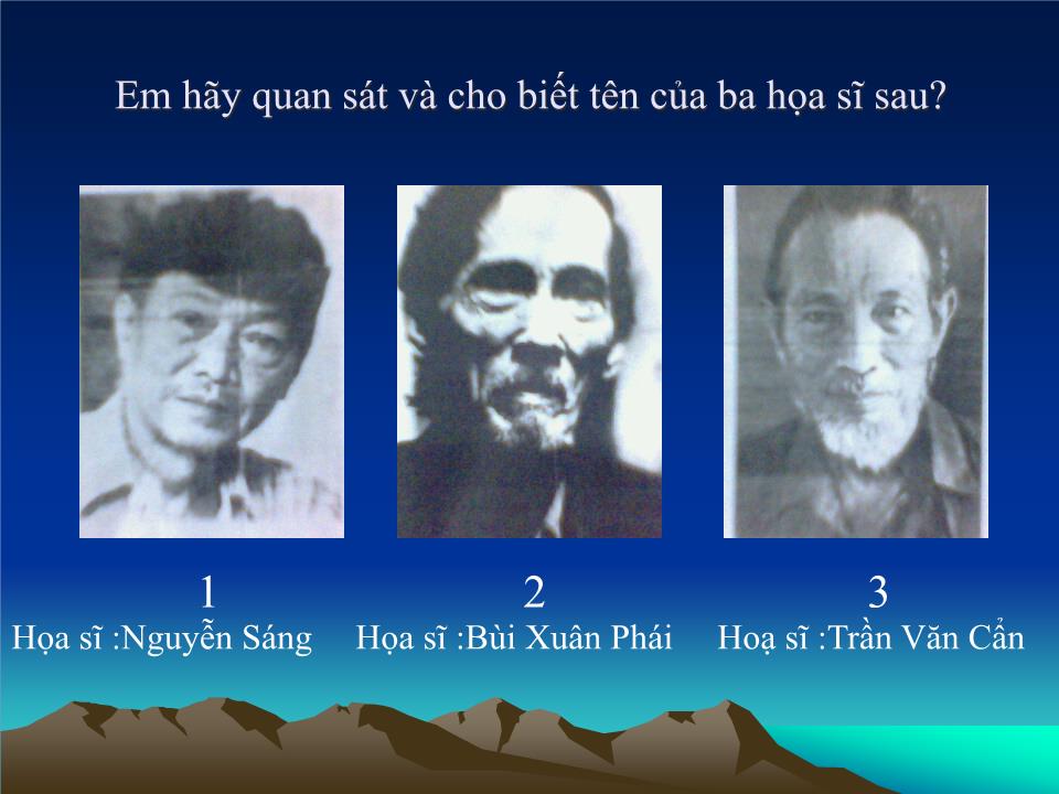 Bài 14: Thường thức mĩ thuật: Một số tác giả, tác phẩm tiêu biểu của mĩ thuật Việt Nam giai đoạn 1954 - 1975 trang 3