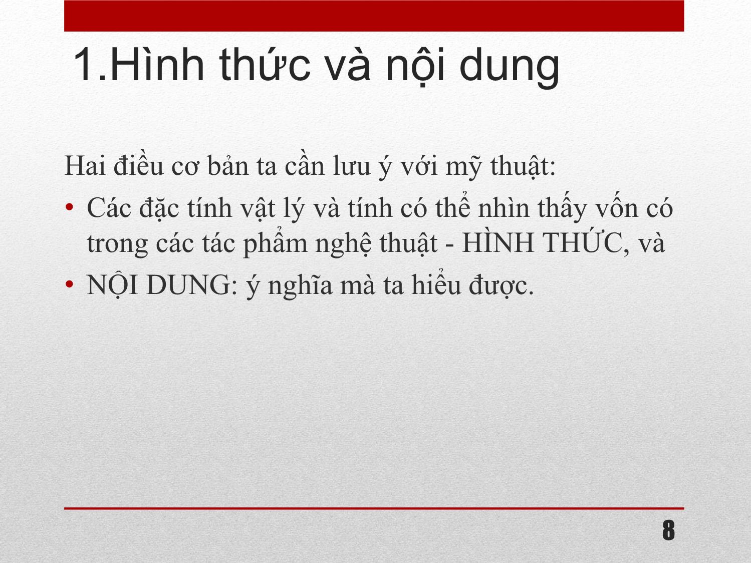 Mỹ thuật cơ bản - Giới thiệu và định nghĩa trang 8