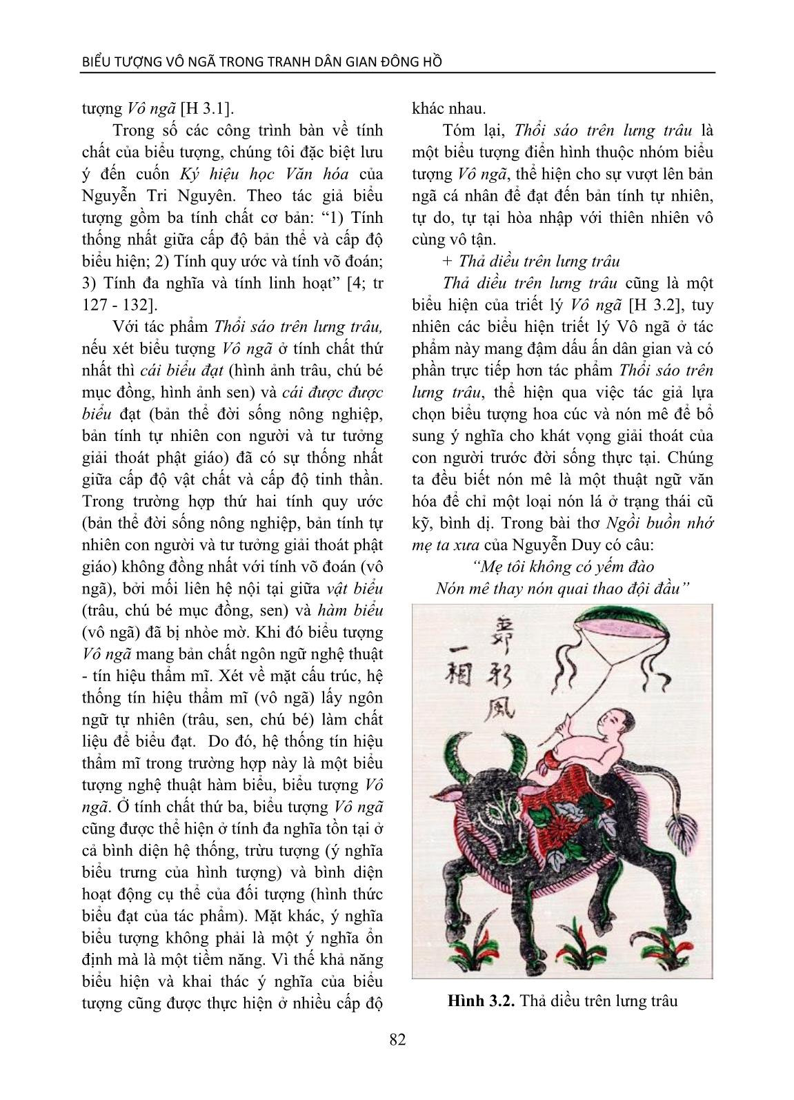 Biểu tượng vô ngã trong tranh dân gian Đông Hồ trang 5