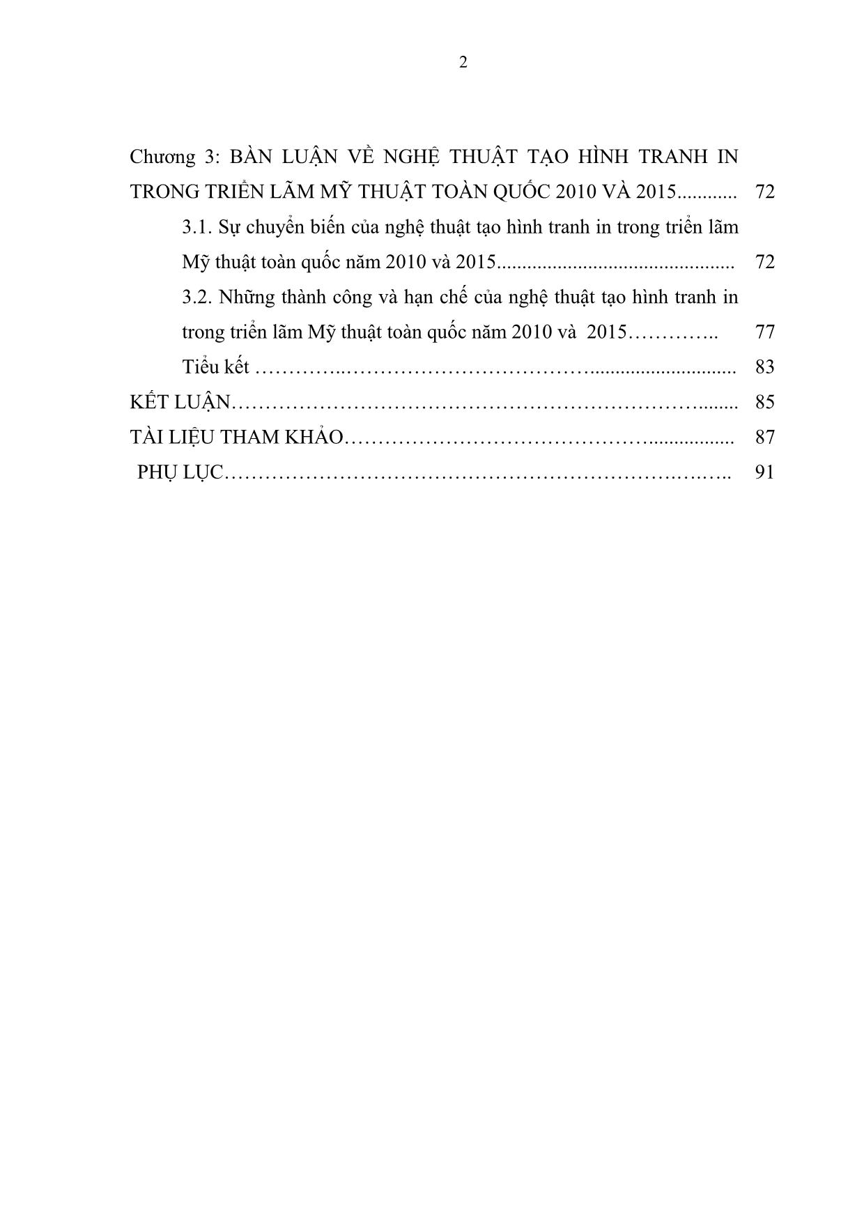 Những thành công và hạn chế của đồ hoạ tranh in có sử dụng kĩ thuật số ở Việt Nam giai đoạn 2010 -  2015 trang 2