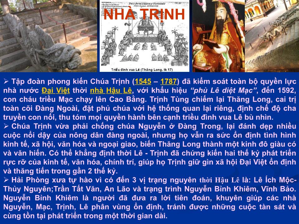 Một số công trình mỹ thuật kiến trúc dân gian thời lê - Trịnh ở Việt Nam và Hải phòng trang 2