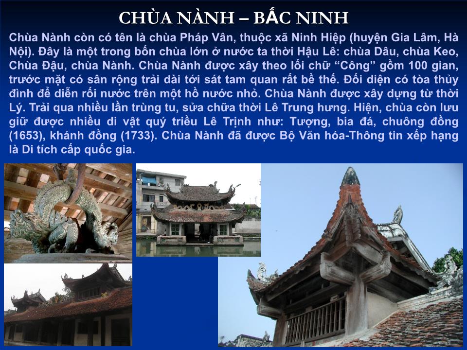 Một số công trình mỹ thuật kiến trúc dân gian thời lê - Trịnh ở Việt Nam và Hải phòng trang 9