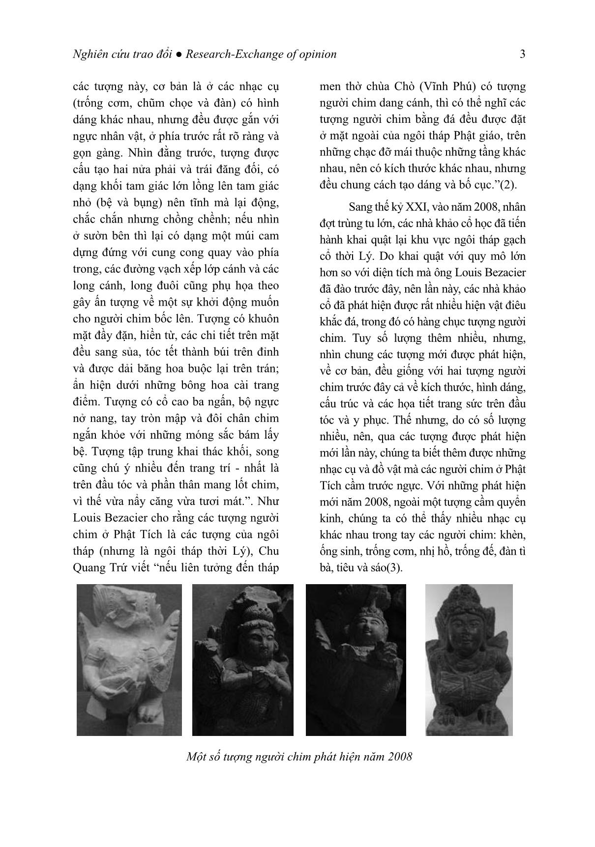 Phong cách tượng người chim chùa Phật Tích trang 3