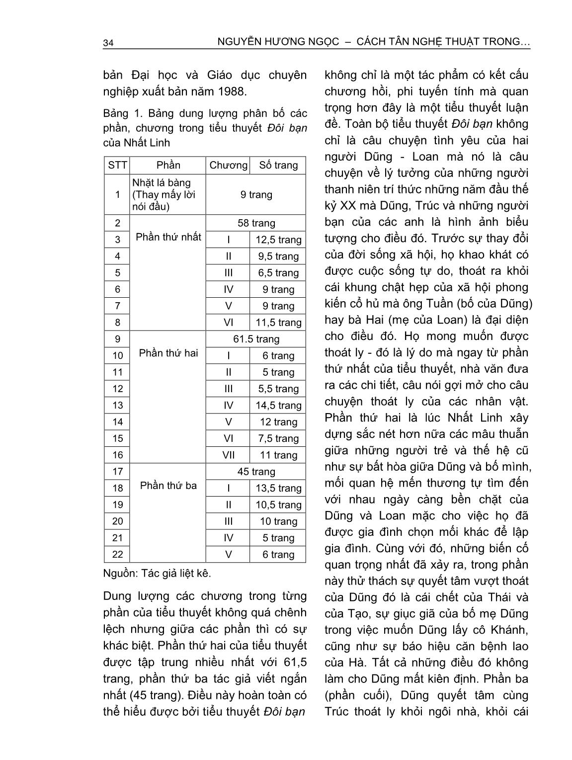 Cách tân nghệ thuật trong đôi bạn của Nhất Linh trang 4