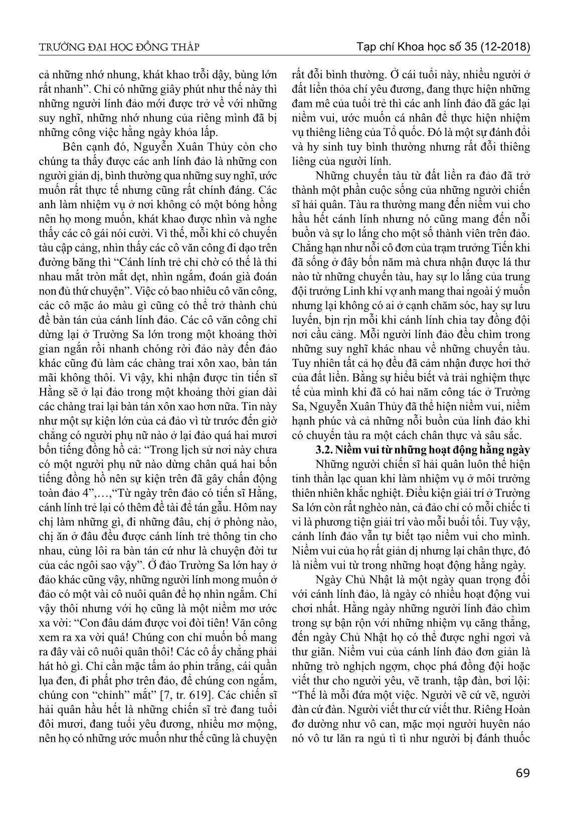 Chân dung người lính biển trong tiểu thuyết biển xanh màu lá của Nguyễn Xuân Thủy trang 6