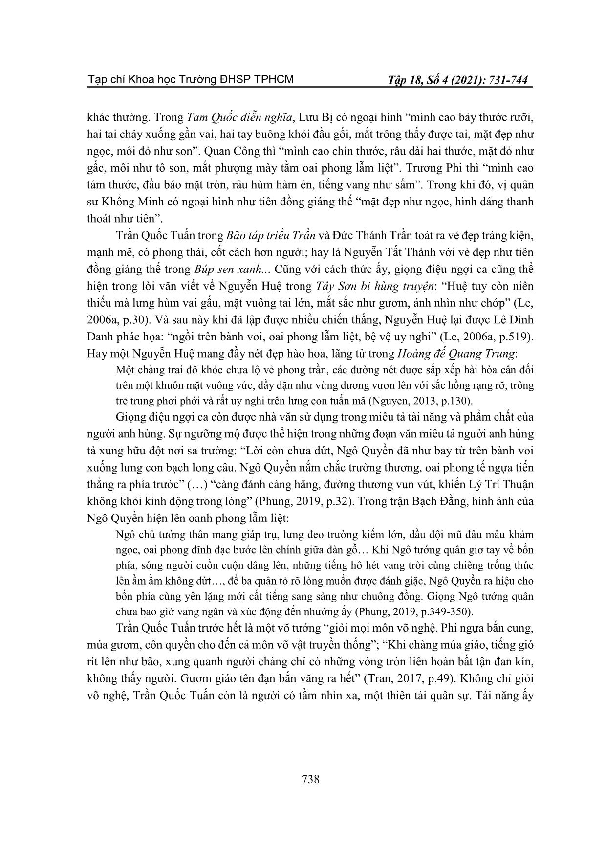 Điểm nhìn và giọng điệu trần thuật khi miêu tả nhân vật anh hùng trong tiểu thuyết lịch sử Việt Nam sau 1975 trang 8