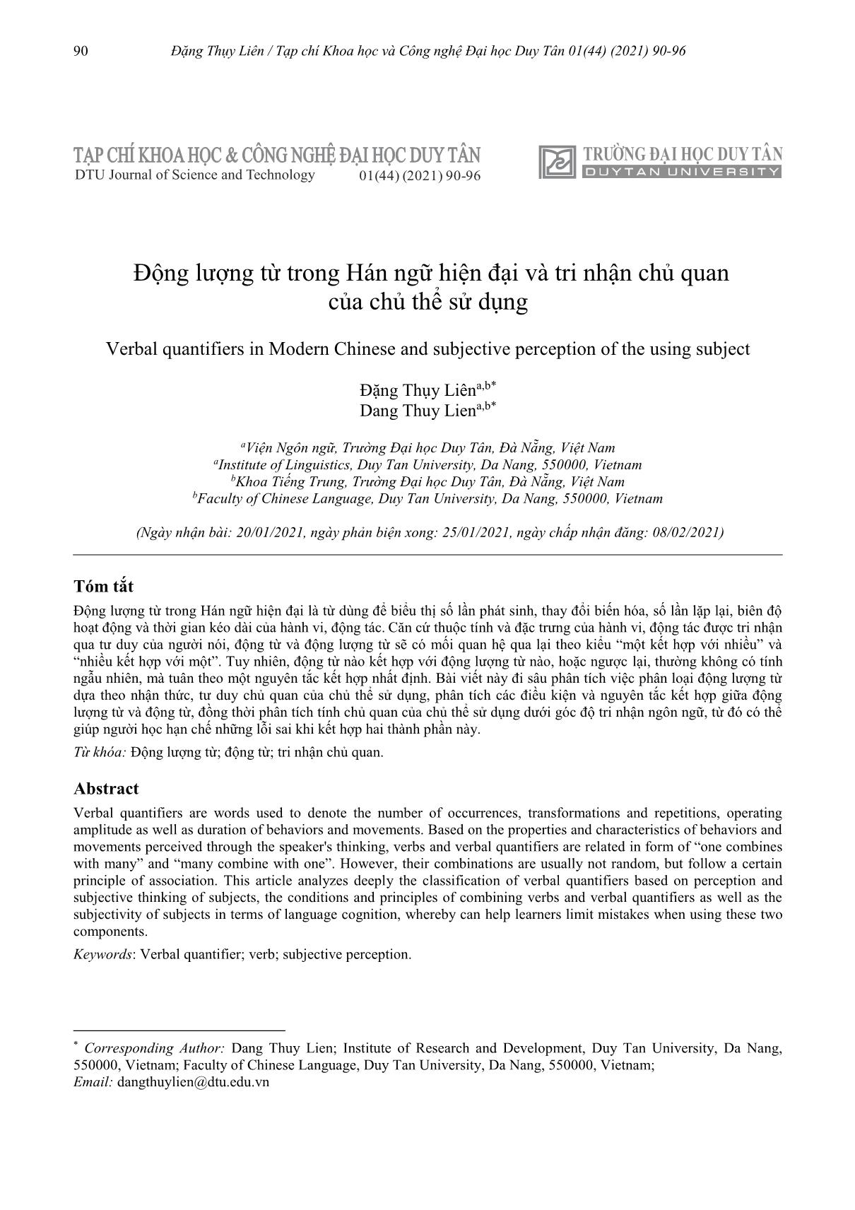 Động lượng từ trong Hán ngữ hiện đại và tri nhận chủ quan của chủ thể sử dụng trang 1