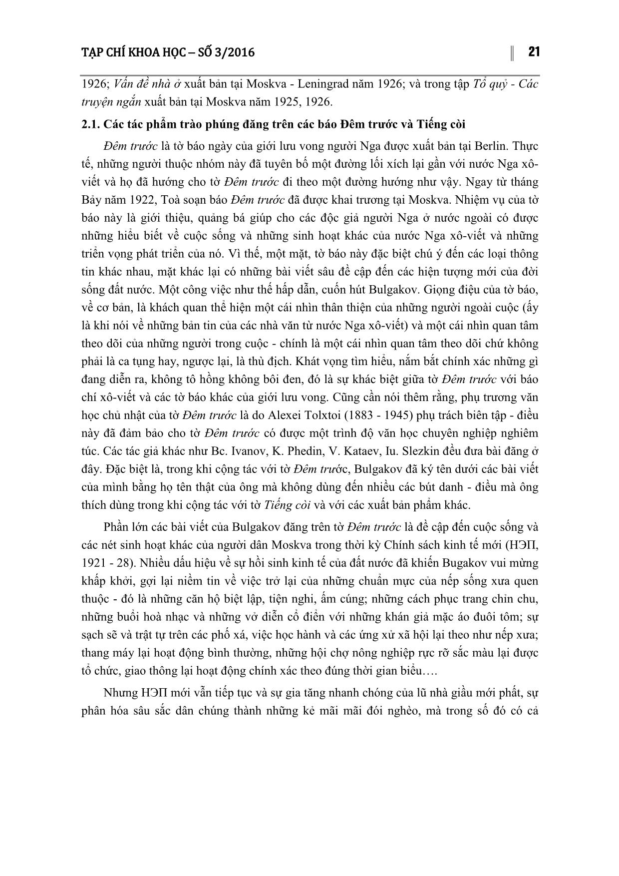 Nghệ thuật trào phúng trong văn xuôi bulgakov những năm 1920 qua “những cuộc phiêu lưu của chichikov” trang 3