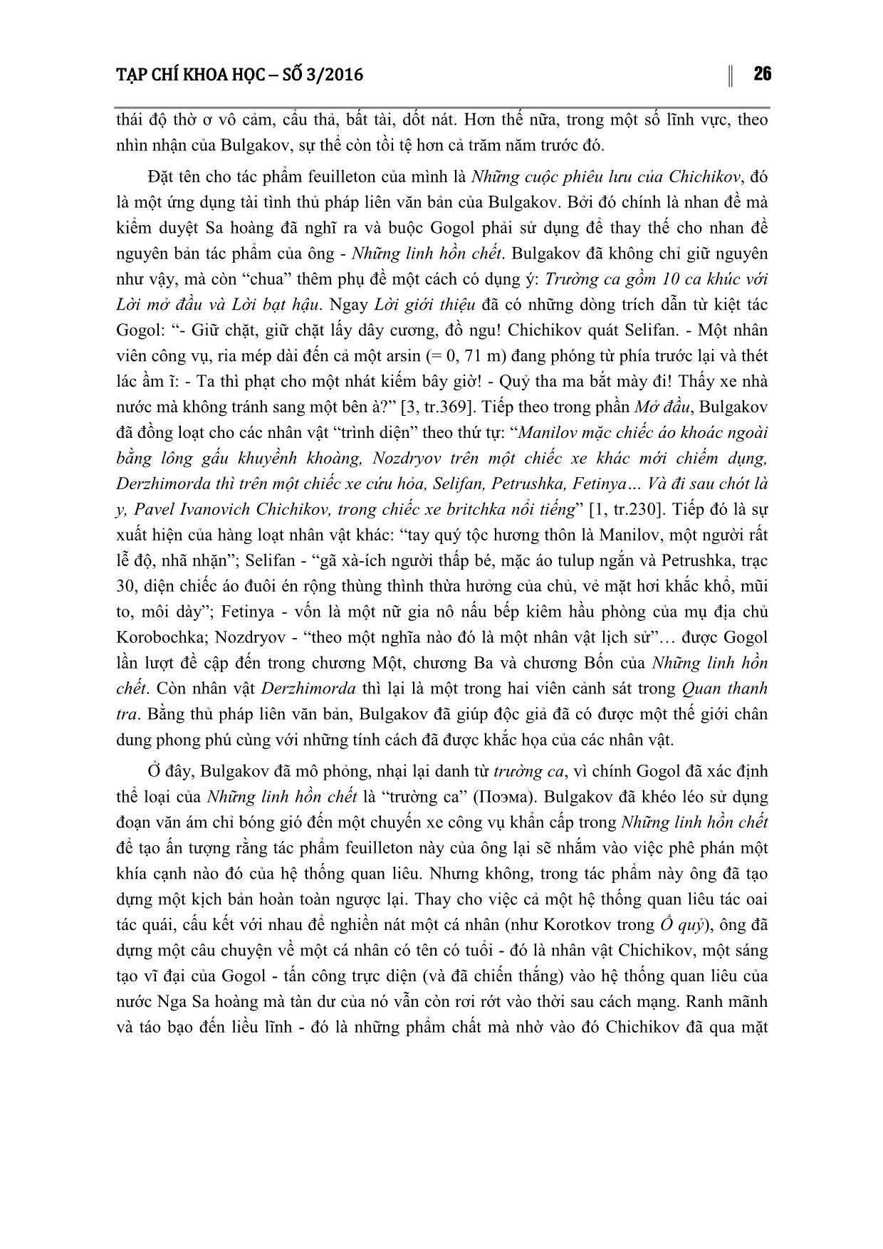 Nghệ thuật trào phúng trong văn xuôi bulgakov những năm 1920 qua “những cuộc phiêu lưu của chichikov” trang 8