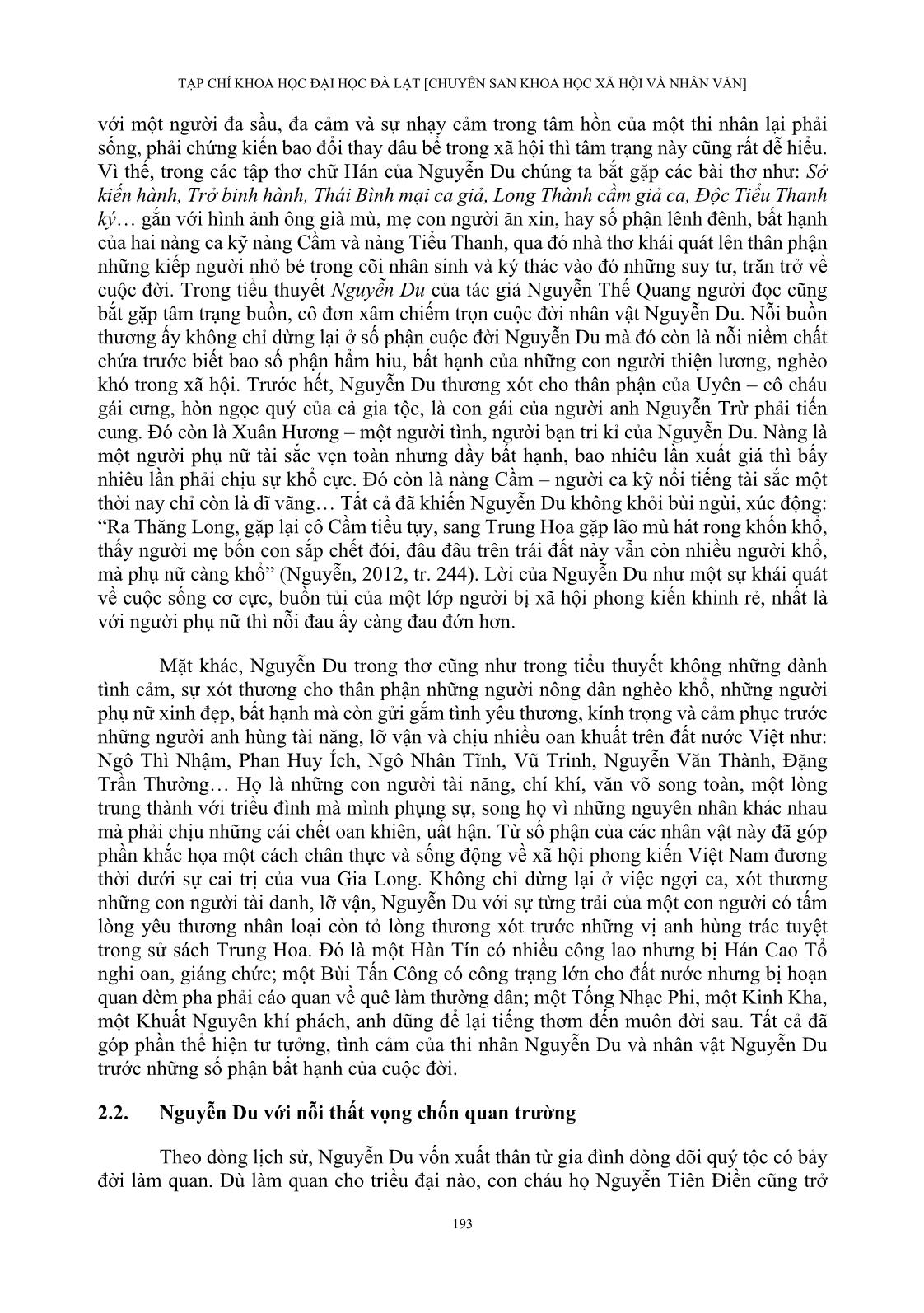 Nhân vật Nguyễn Du từ thơ đến tiểu thuyết trang 4