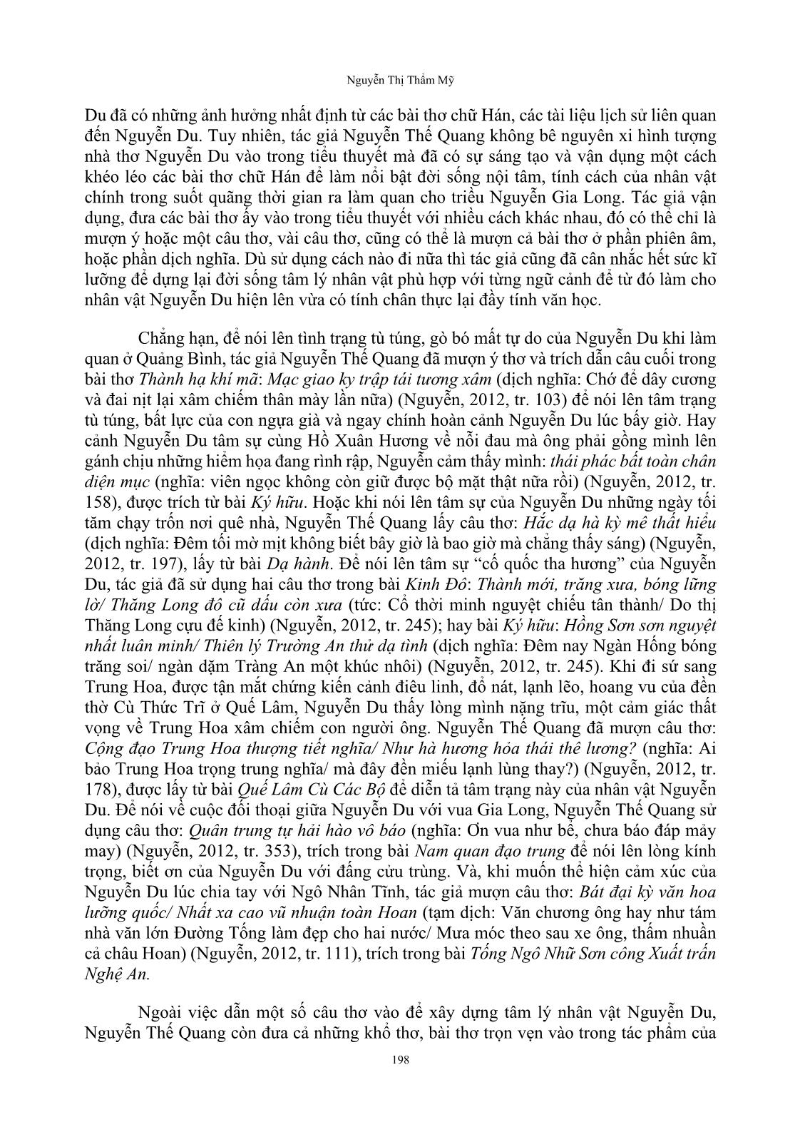 Nhân vật Nguyễn Du từ thơ đến tiểu thuyết trang 9