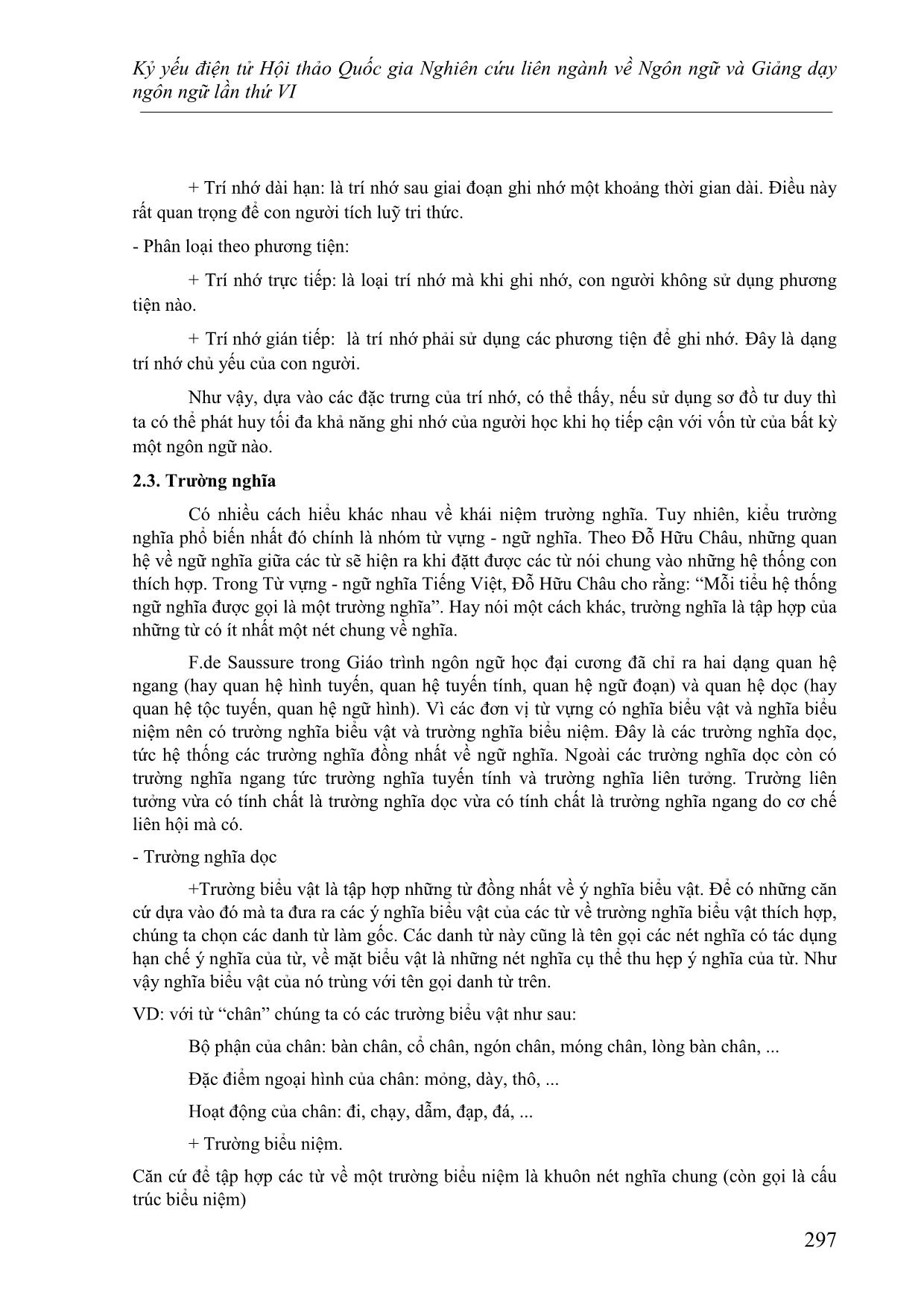 Phương pháp dạy từ vựng tiếng Việt cho người nước ngoài bằng sơ đồ tư duy trang 6