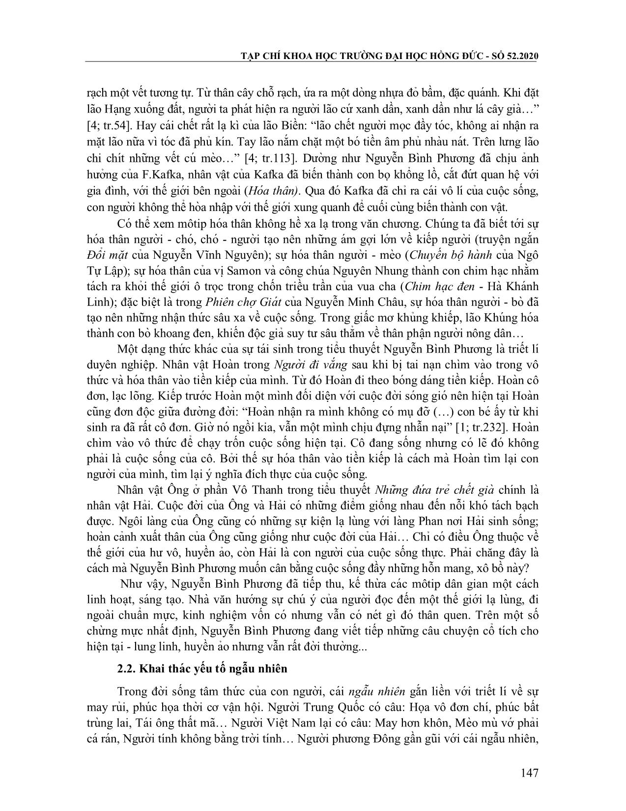 Phương thức huyền thoại hóa trong tổ chức cốt truyện của tiểu thuyết Nuyễn Bình Phương trang 4