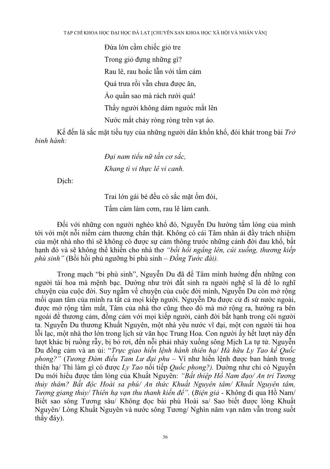 Tâm của Nguyễn Du từ thơ chữ hán đến văn chiêu hồn trang 10