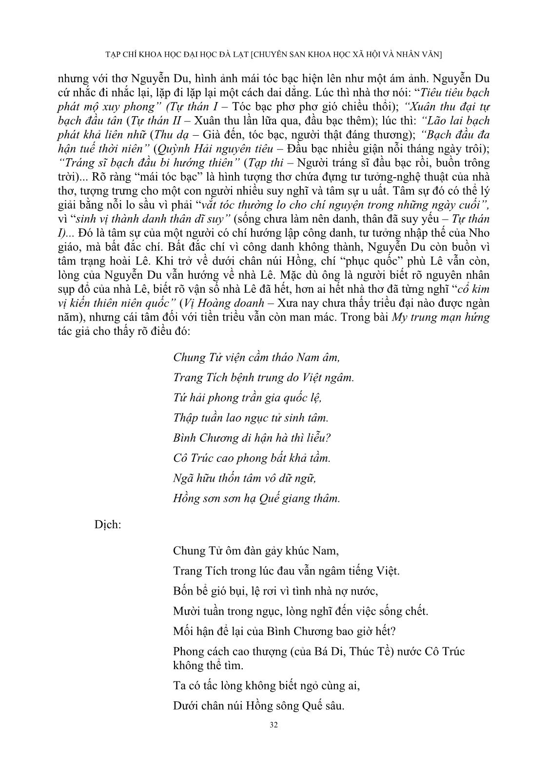 Tâm của Nguyễn Du từ thơ chữ hán đến văn chiêu hồn trang 6