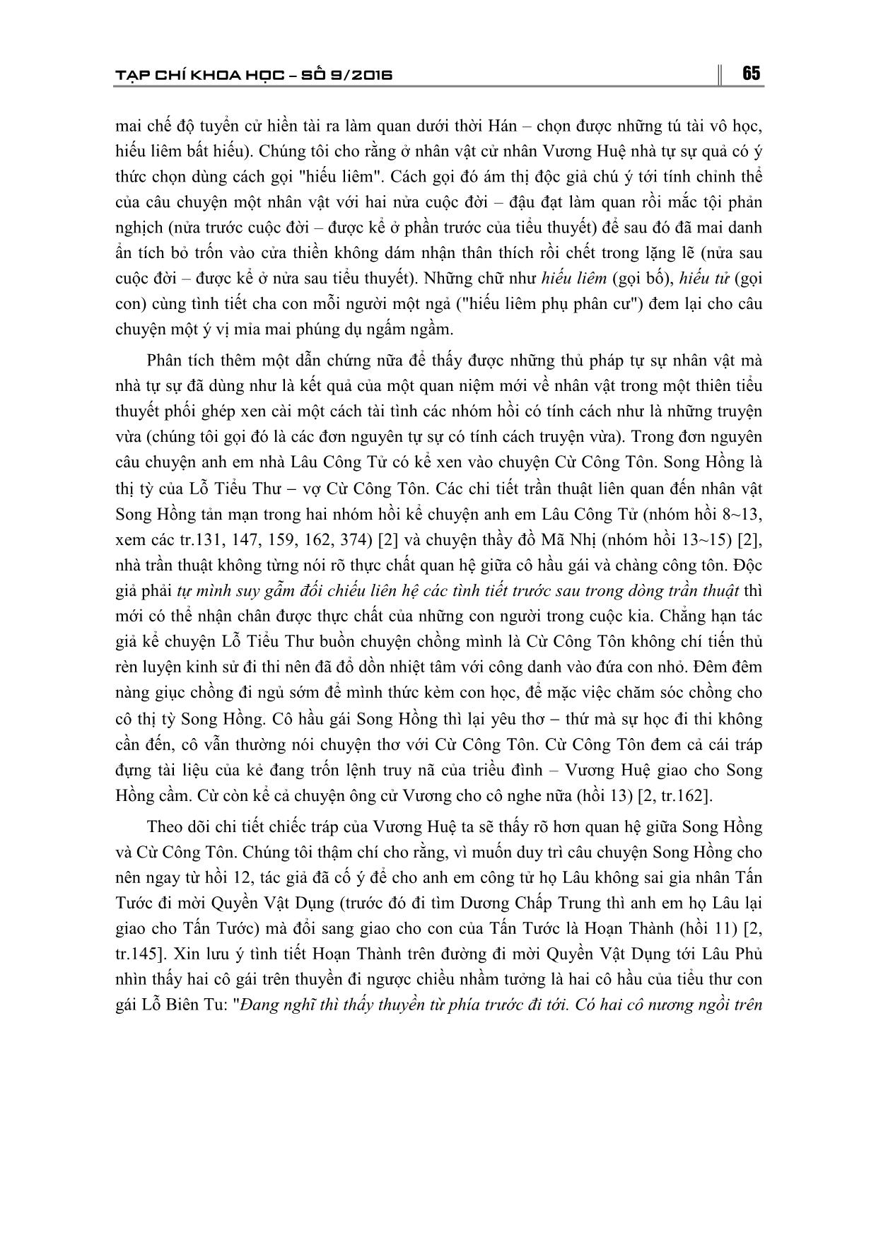Thủ pháp tự sự mới về nhân vật của Nho Lâm Ngoại Sử và việc tái thức nhận chủ đề cuốn tiểu thuyết trang 4