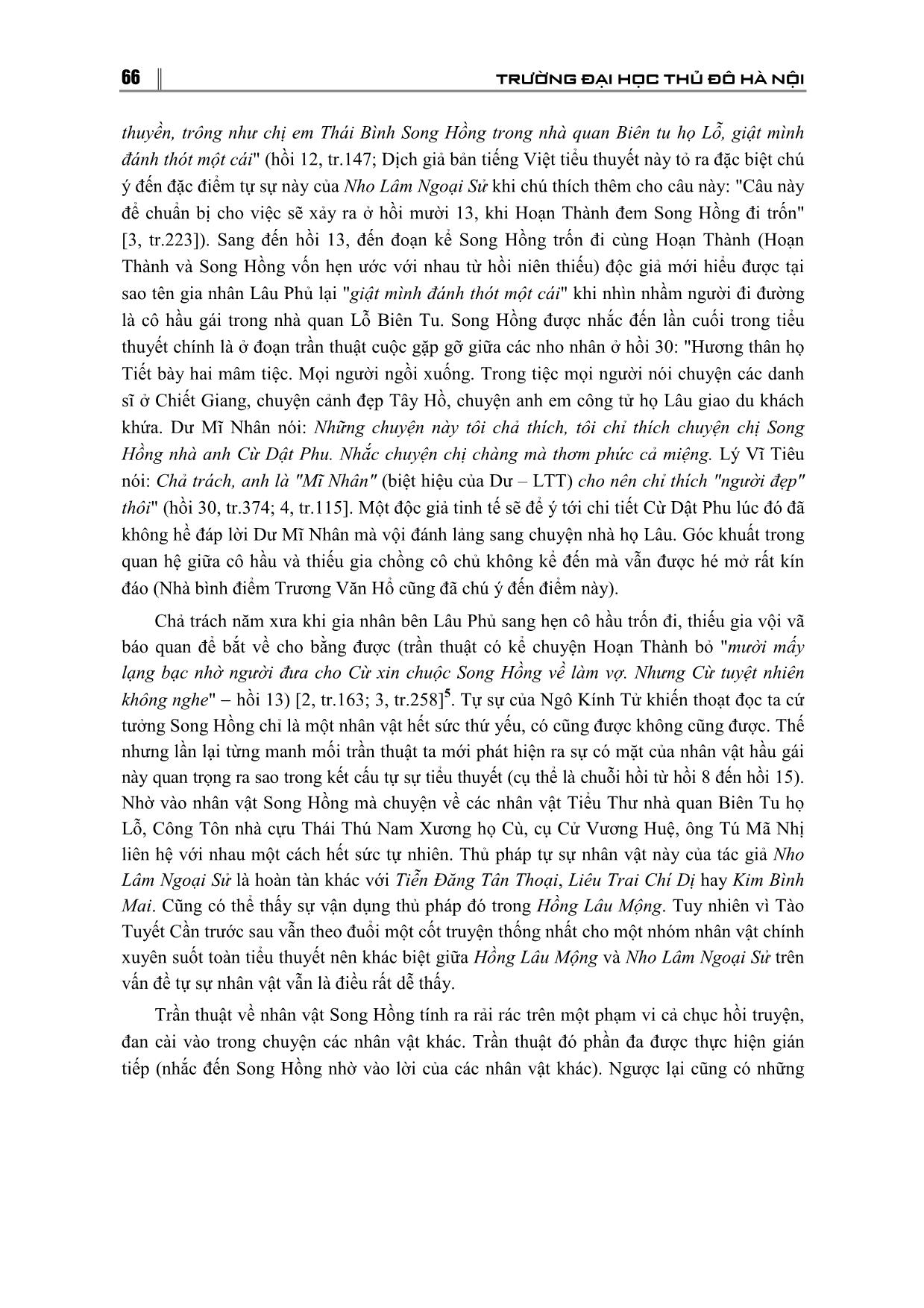 Thủ pháp tự sự mới về nhân vật của Nho Lâm Ngoại Sử và việc tái thức nhận chủ đề cuốn tiểu thuyết trang 5