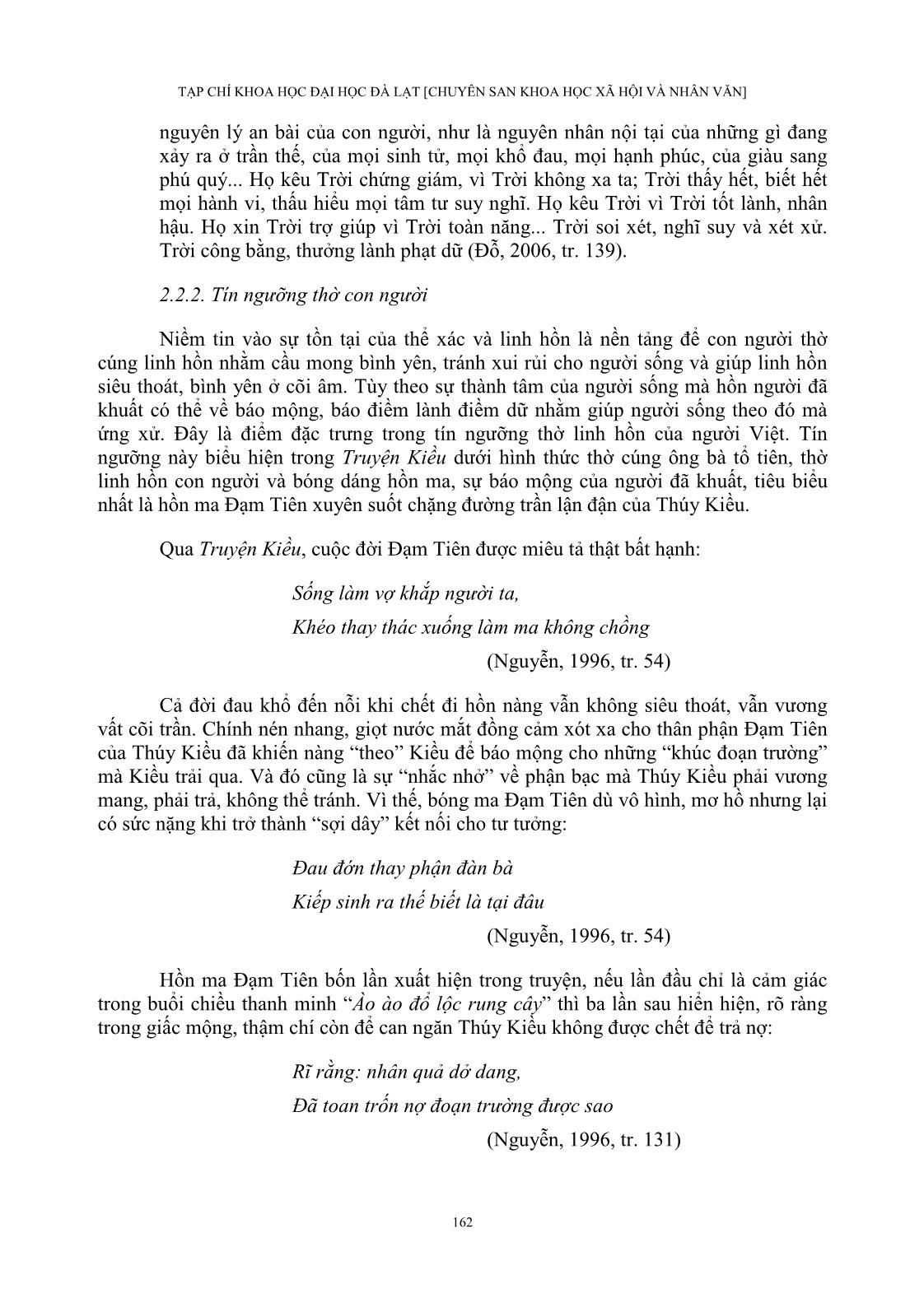 Tín ngưỡng dân gian trong truyện kiều và văn tế thập loại chúng sinh (văn chiêu hồn) của Nguyễn Du trang 8