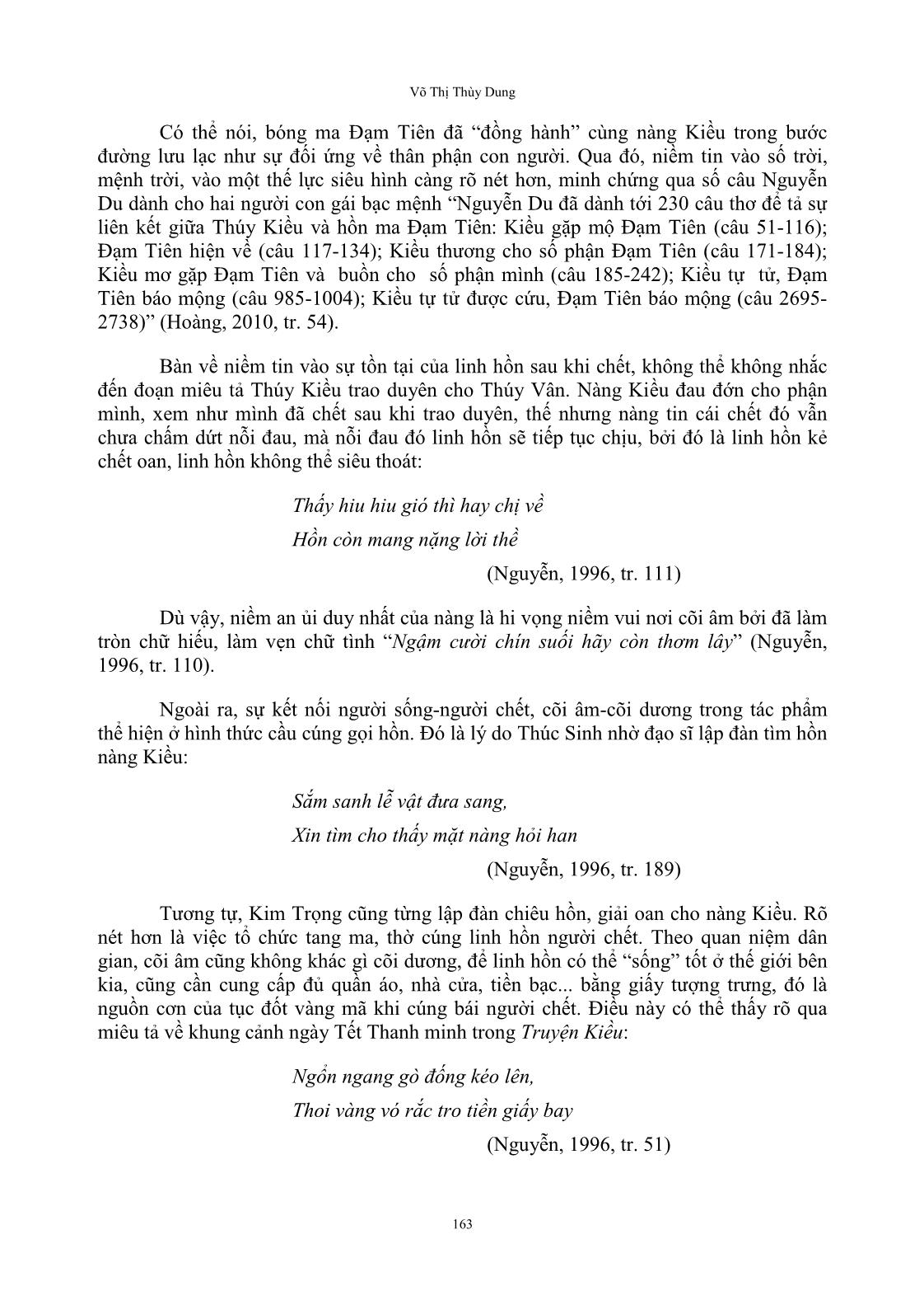 Tín ngưỡng dân gian trong truyện kiều và văn tế thập loại chúng sinh (văn chiêu hồn) của Nguyễn Du trang 9
