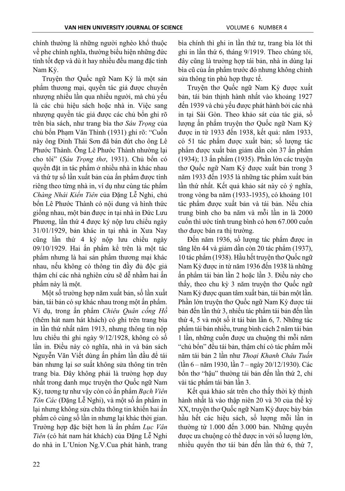 Truyện thơ Quốc ngữ Nam kỳ – Một loại hình văn chương bị lãng quên trang 6