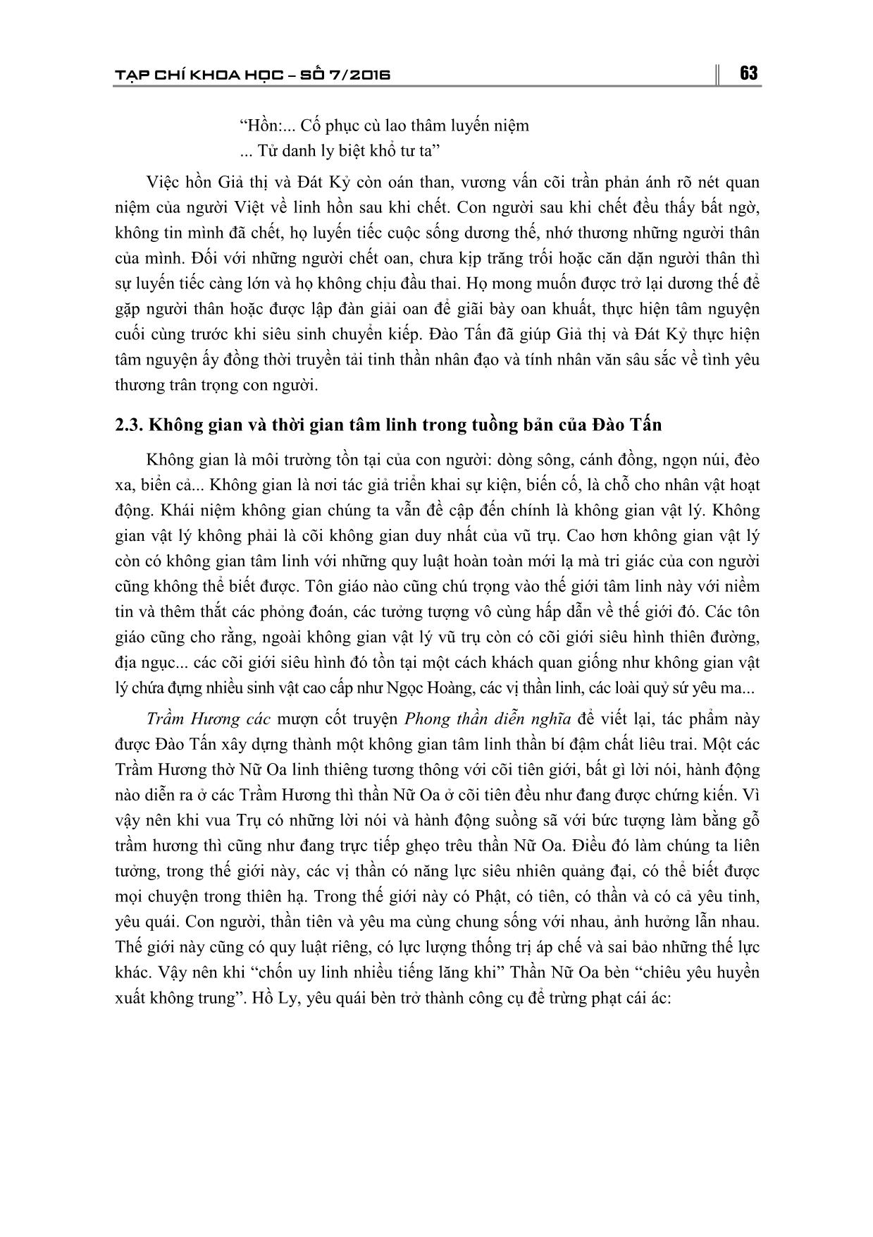 Yếu tố tâm linh trong tuồng bản Đào Tấn trang 9