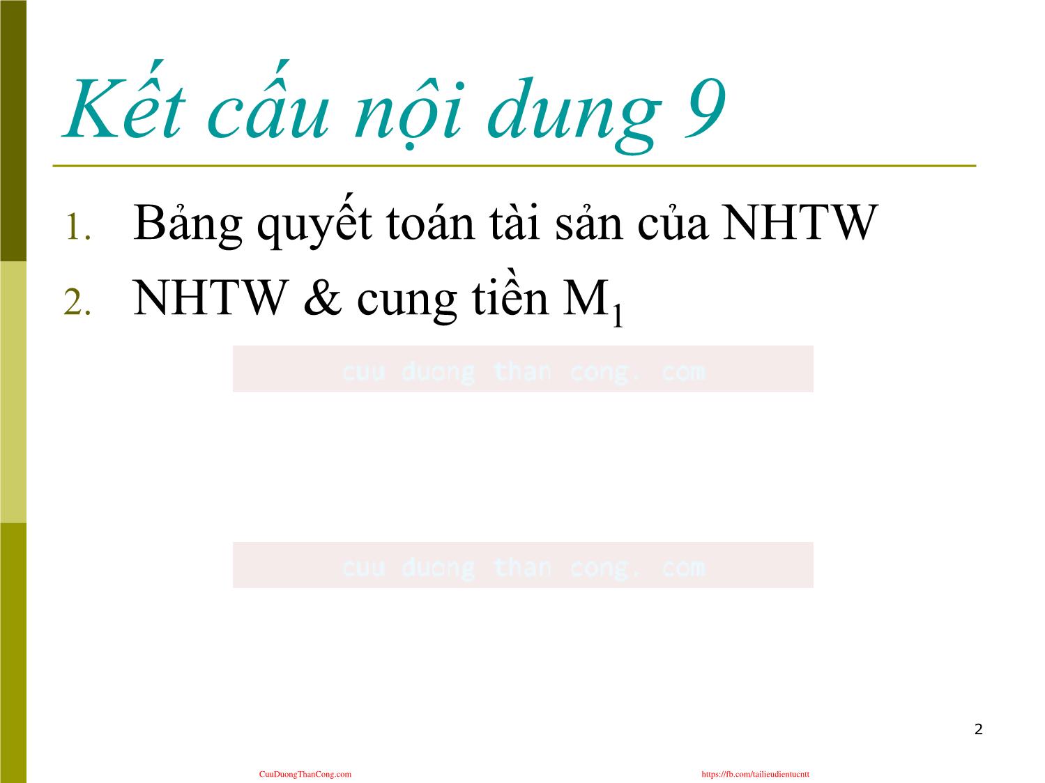 Hệ thống tài chính - Ngân hàng trung ương với quá trình cung ứng tiền tệ trang 2