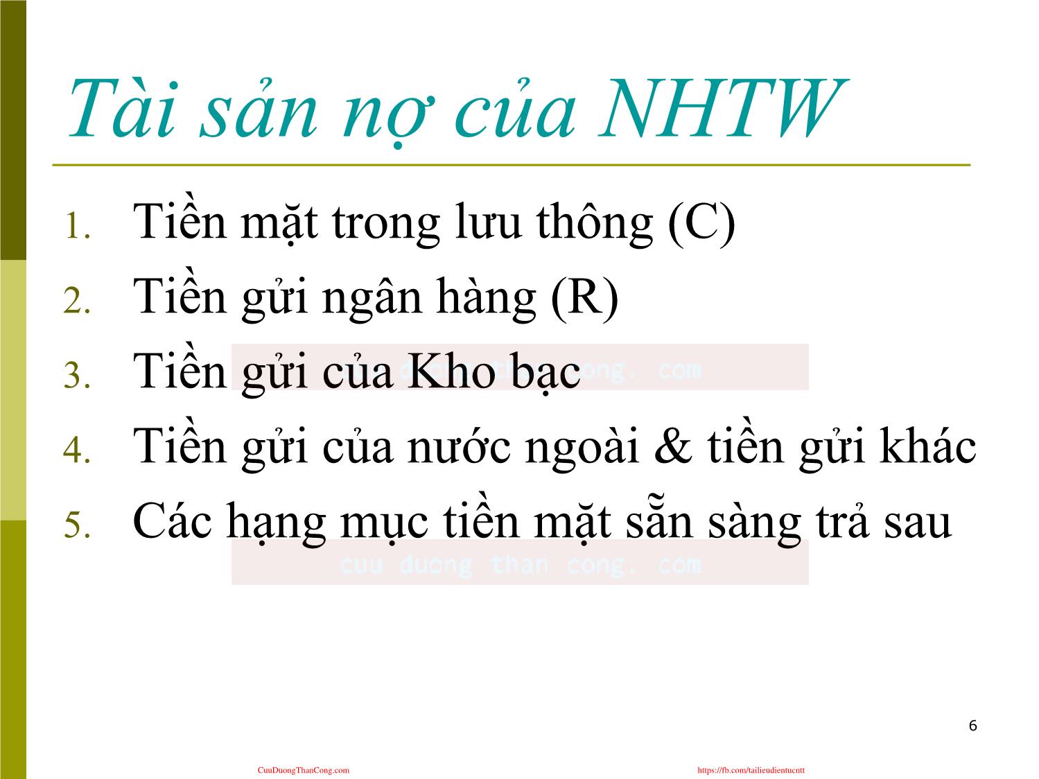 Hệ thống tài chính - Ngân hàng trung ương với quá trình cung ứng tiền tệ trang 6