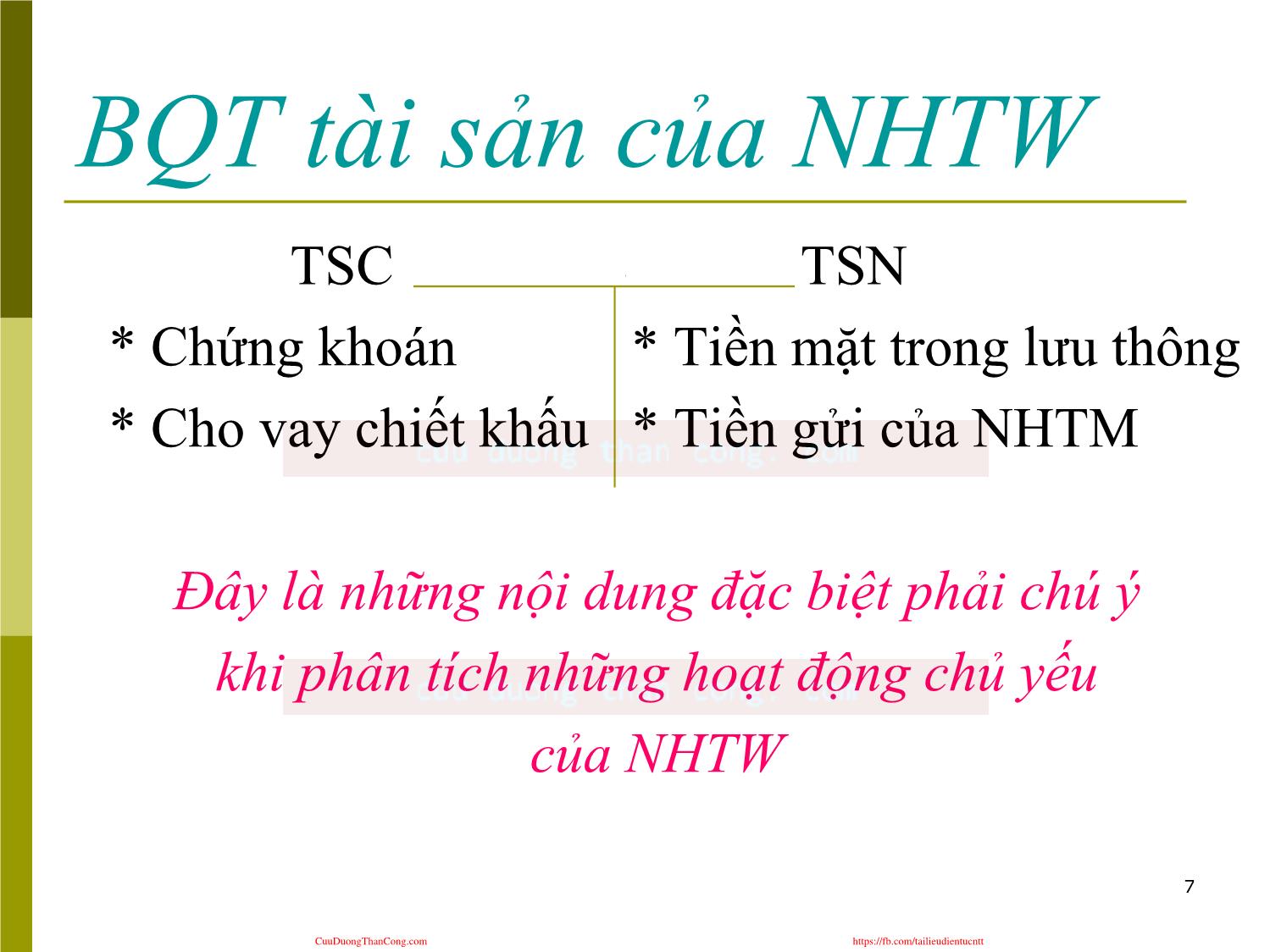 Hệ thống tài chính - Ngân hàng trung ương với quá trình cung ứng tiền tệ trang 7